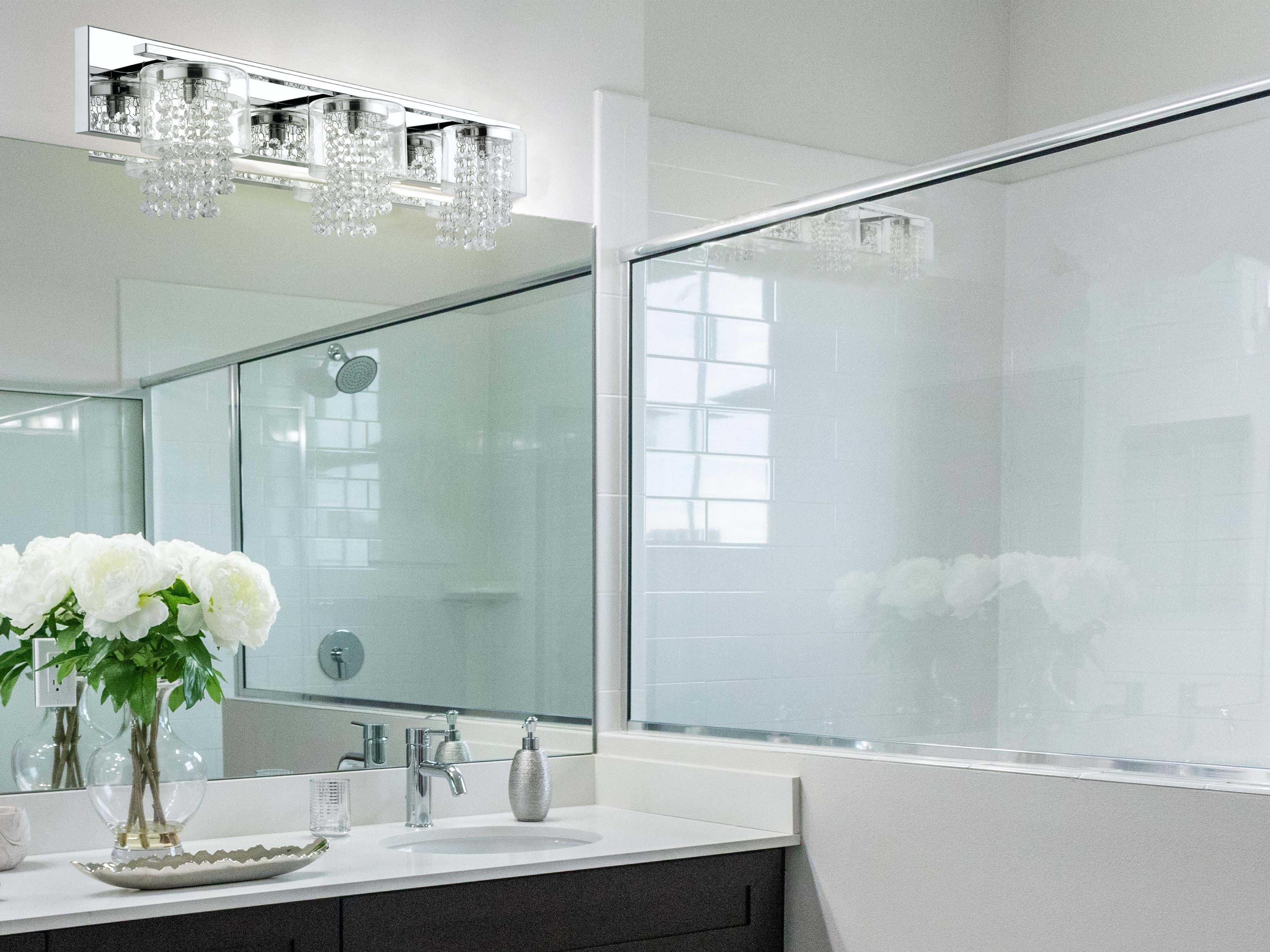 Eglo Kissling 3-Light Polished Chrome Vanity Light