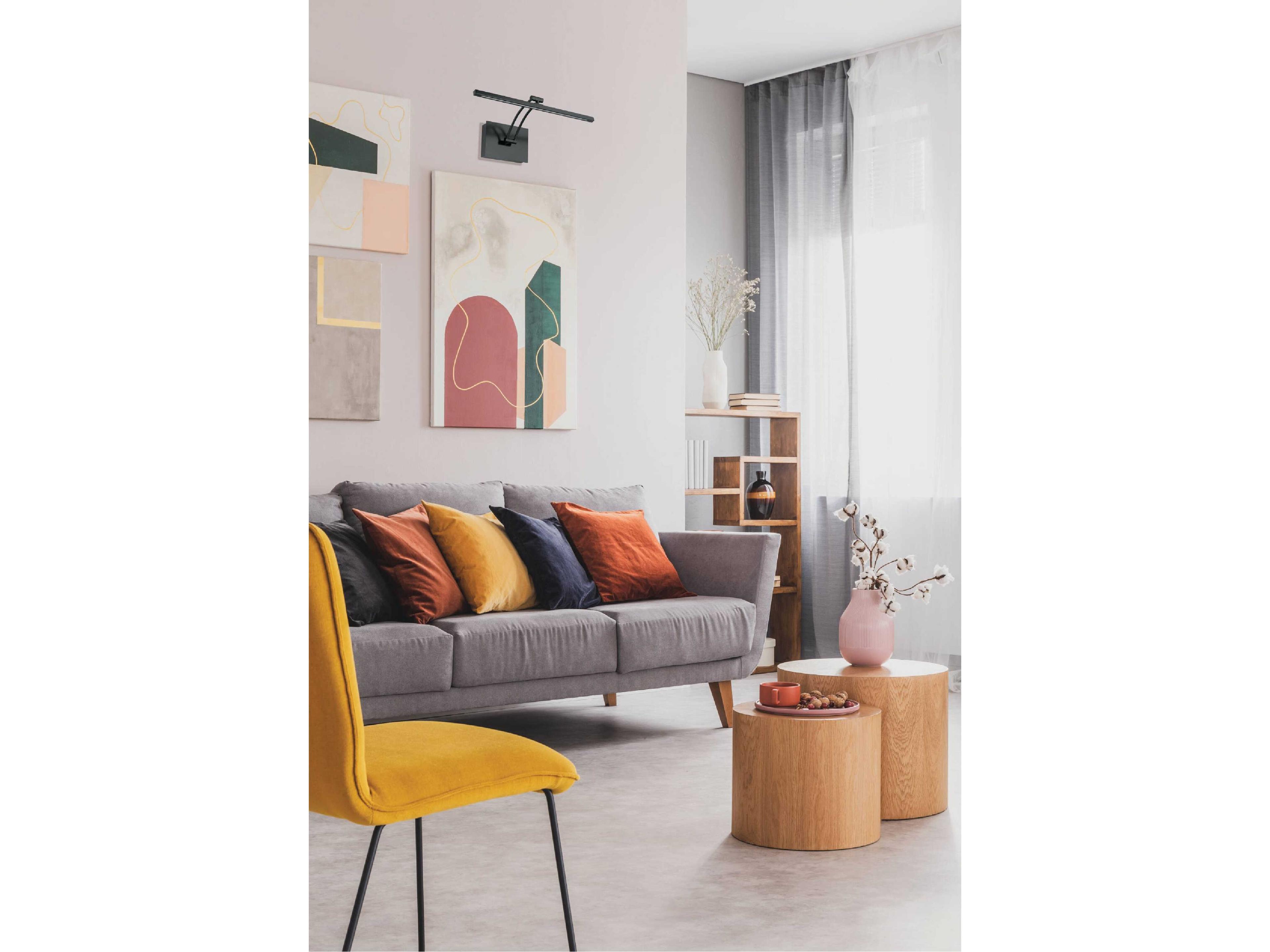 Eglo Doreen 2-Light Matte Black Picture Light