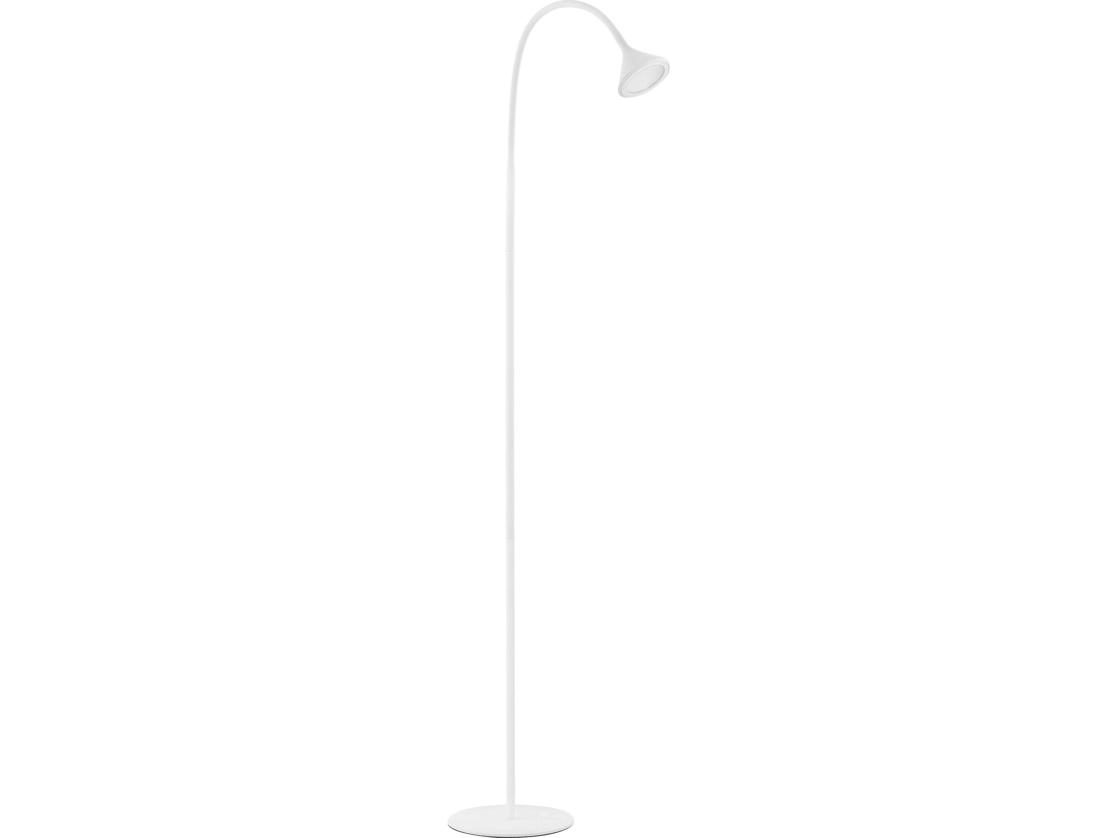 Ormond Matte White Metal Floor Lamp