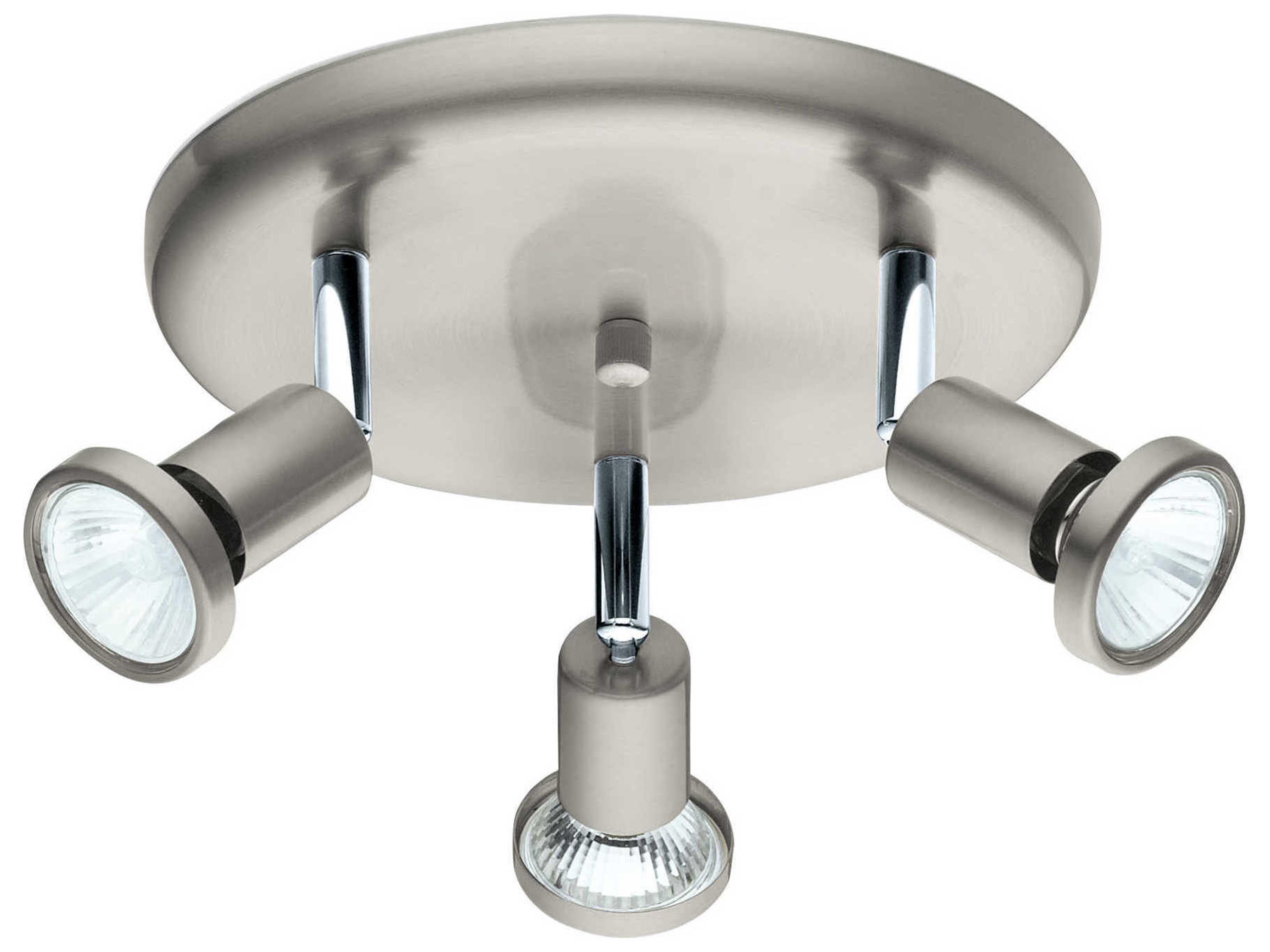 Buzz 3-Light Matte Nickel Spot Light