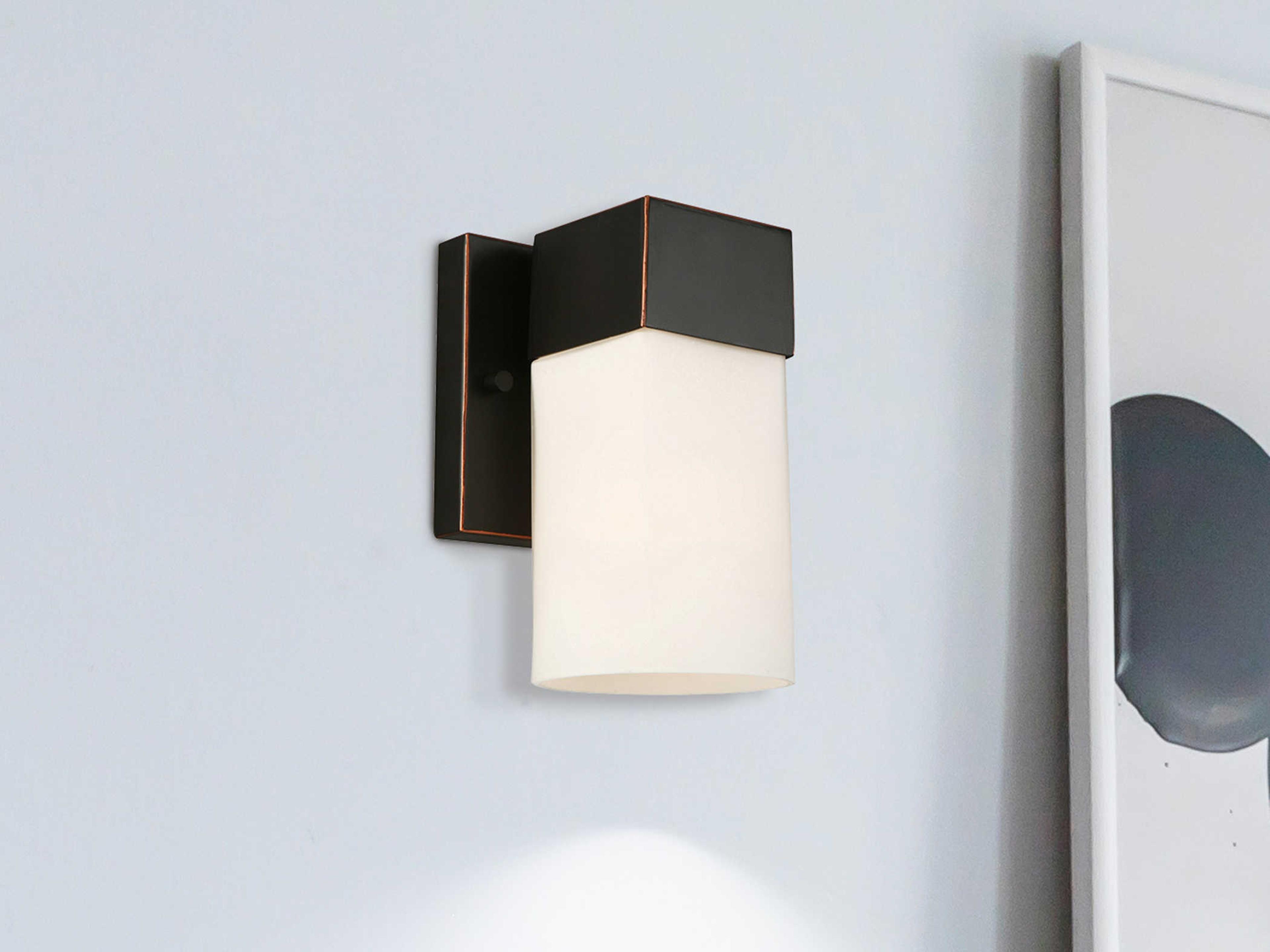 Eglo Ciara Springs 1-Light Oil Rubbed Bronze Wall Sconce