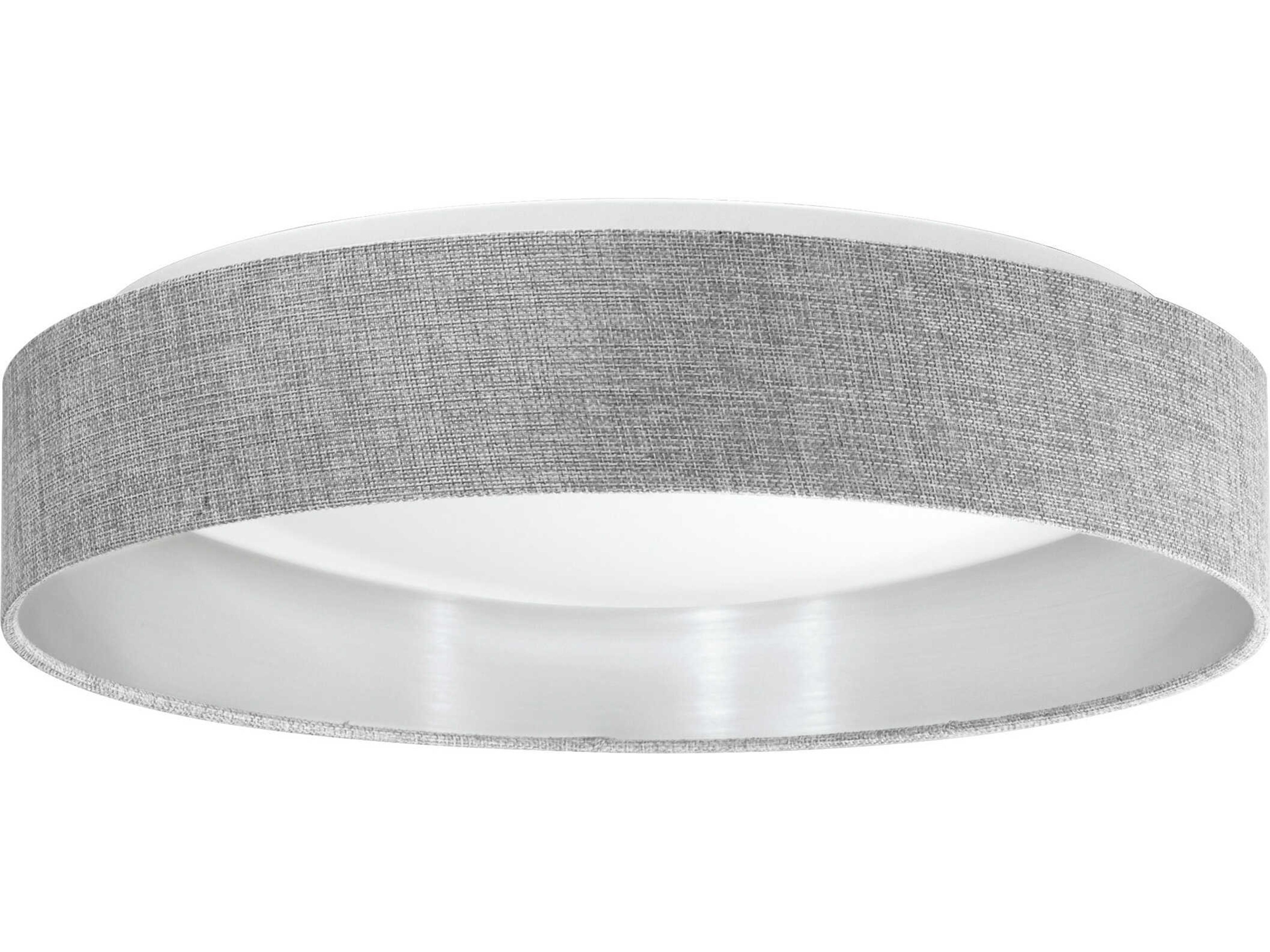 Mandana 1-Light Grey Round Flush Mount