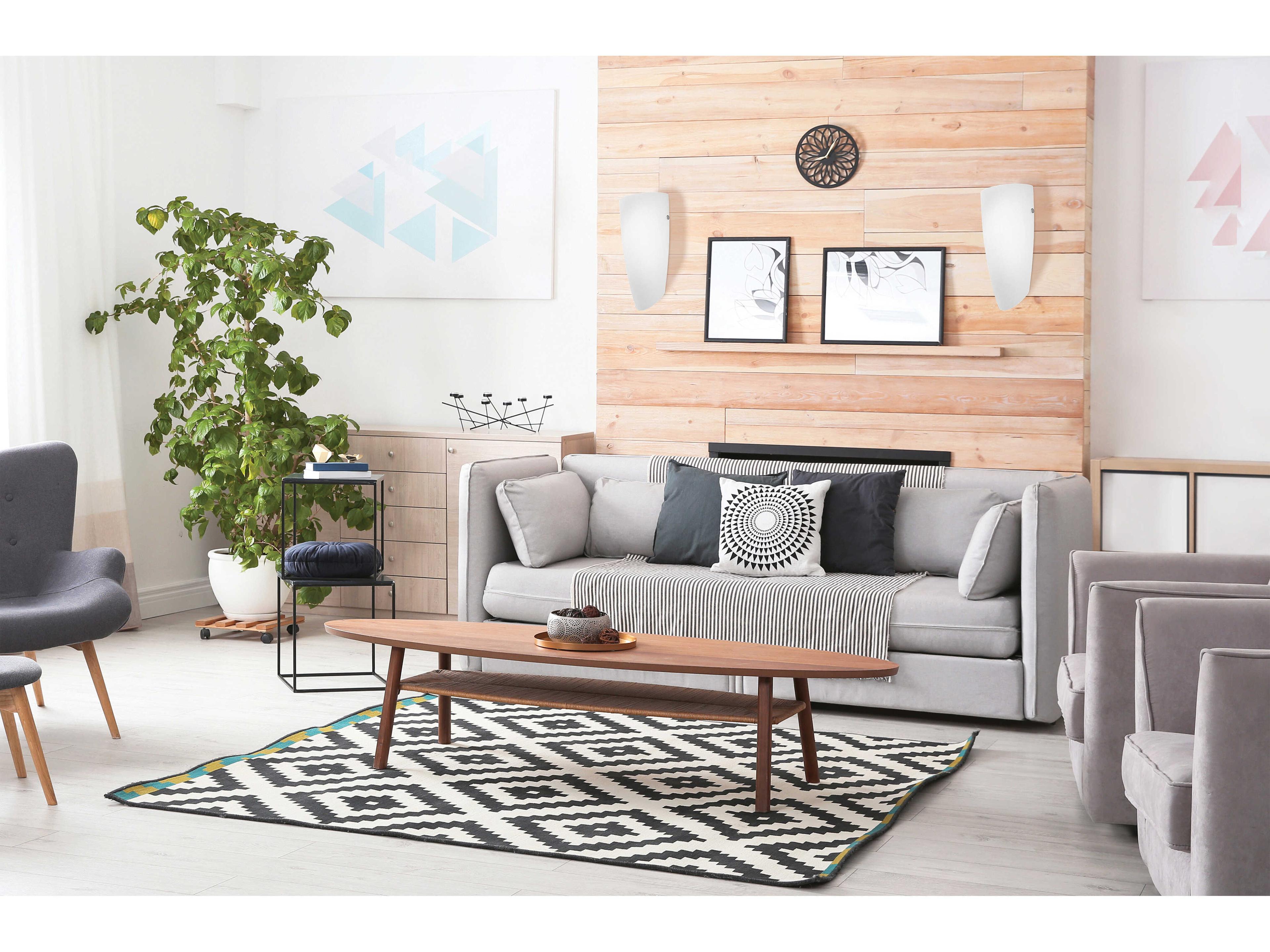 Eglo Nemo Or Eltz 1-Light Matte Nickel White Wall Sconce