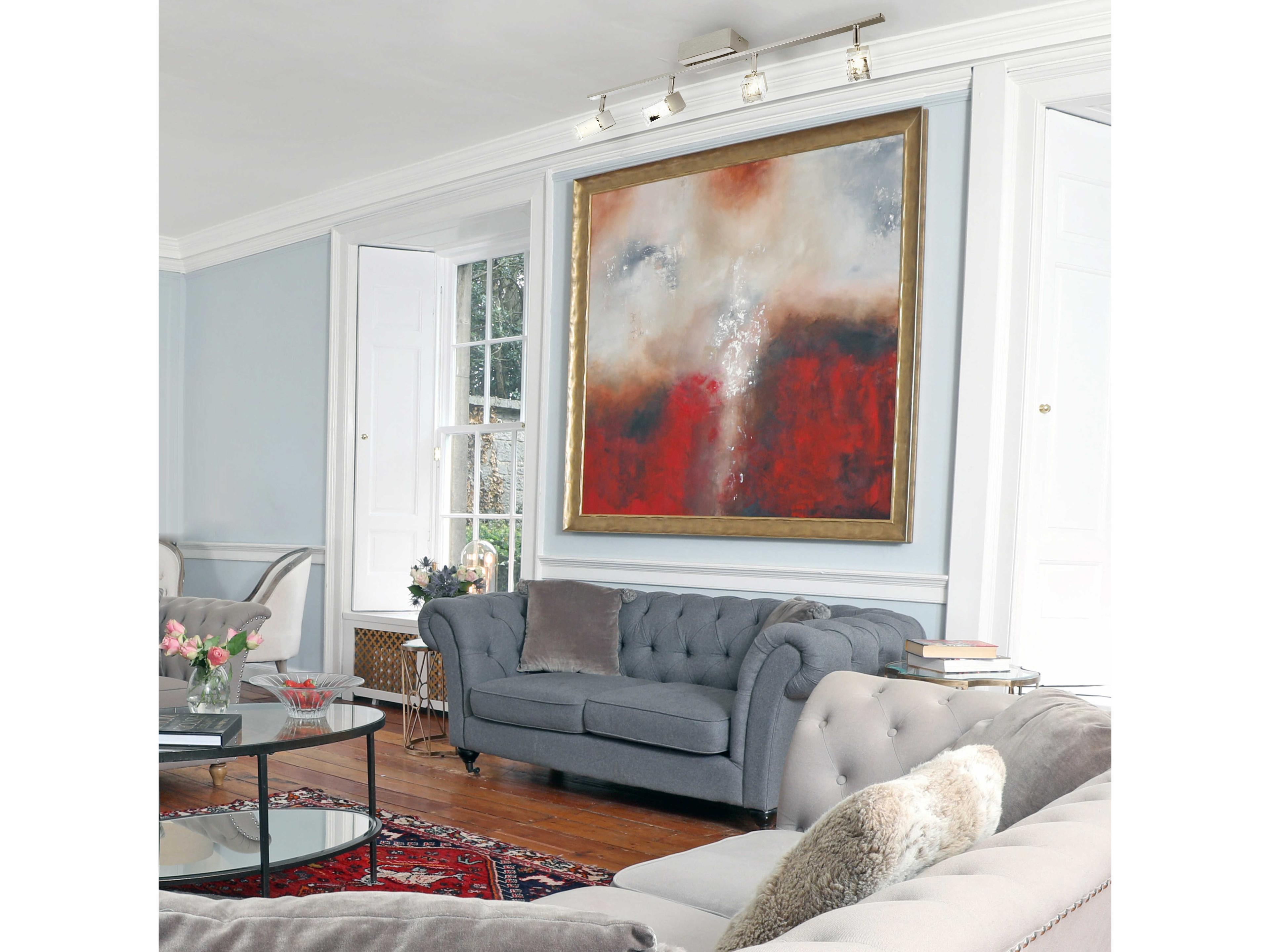 Eglo Cantil 4-Light Matte Nickel Linear Track & Rail Light