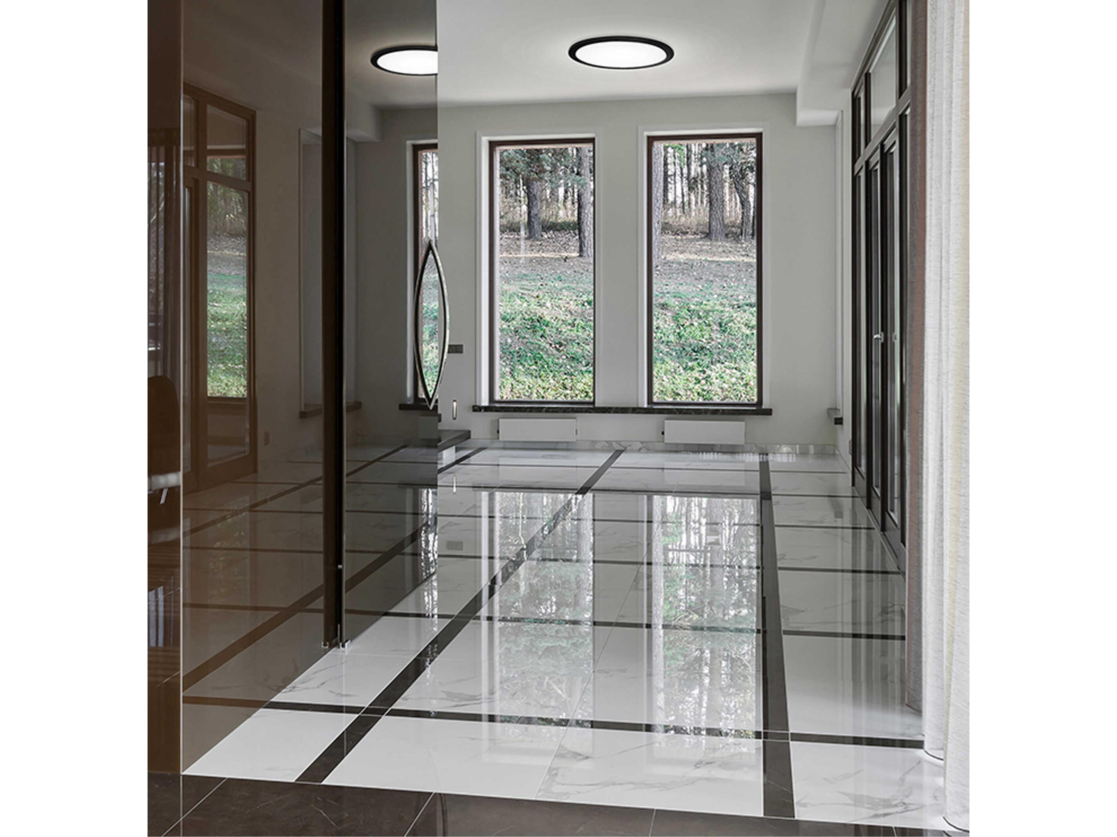 Eglo Trago Black Chrome Magnetic Trim