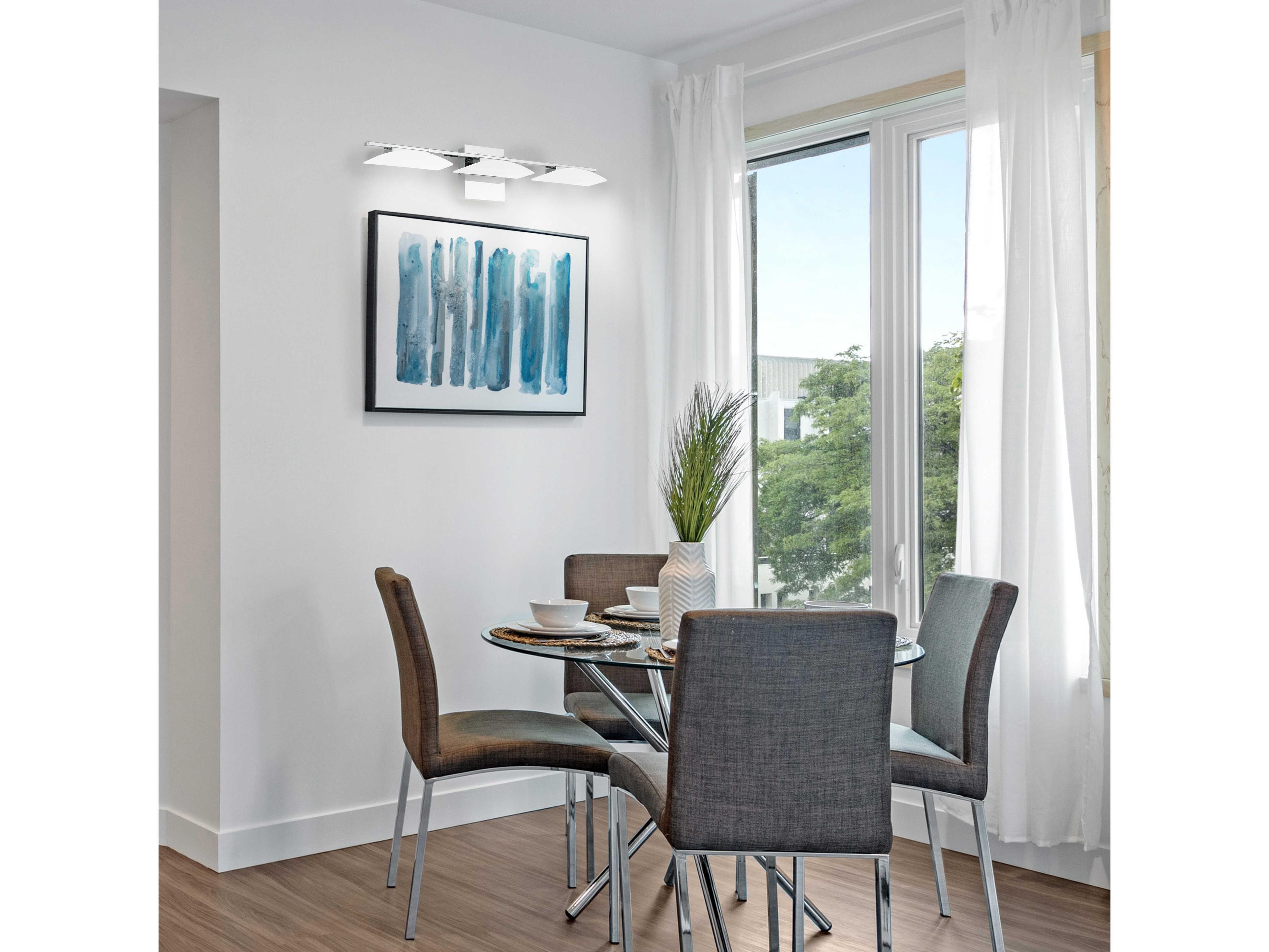 Eglo Matrass 3-Light Chrome Vanity Light