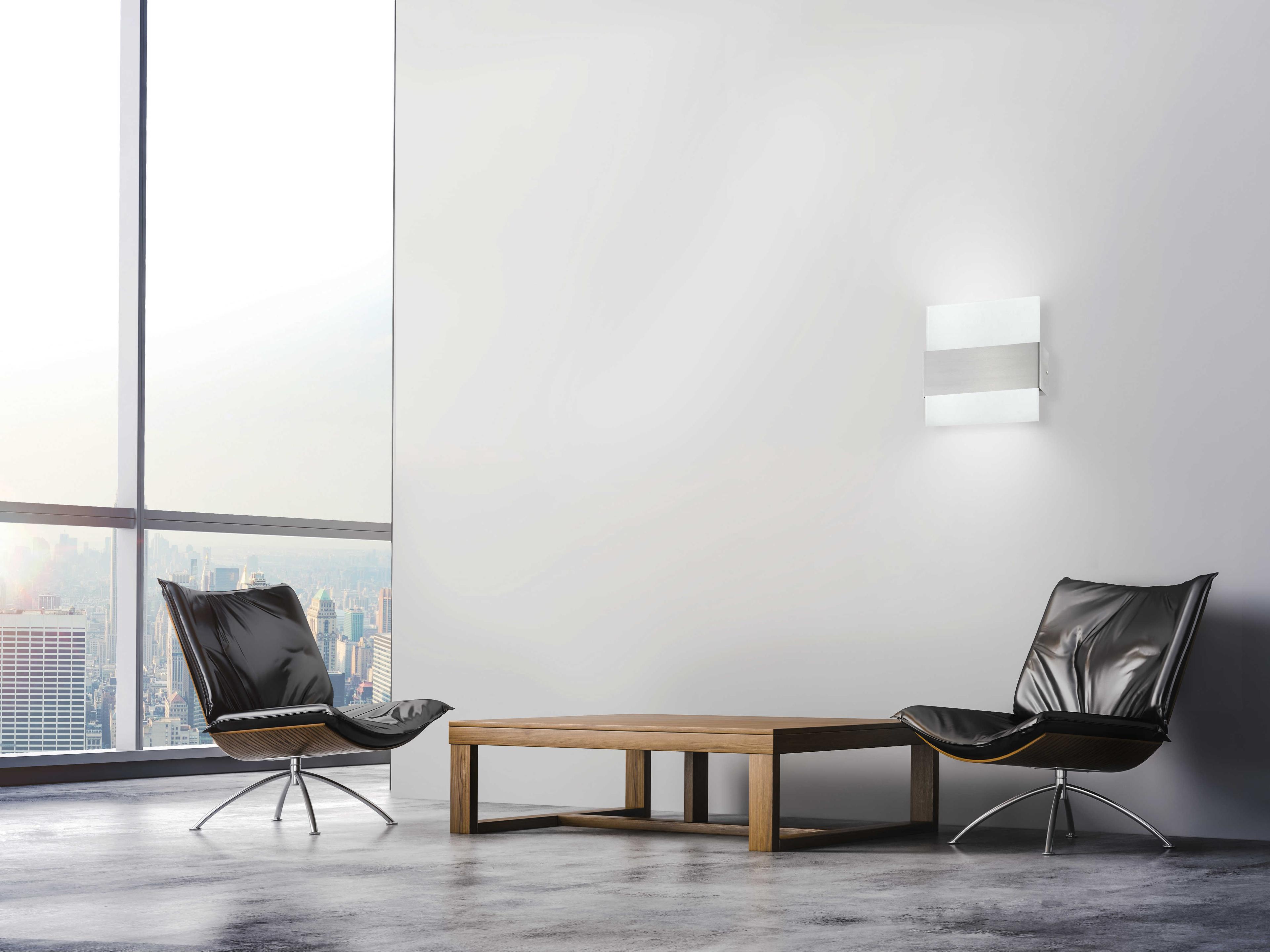 Eglo Nikita 1-Light Matte Nickel Wall Sconce