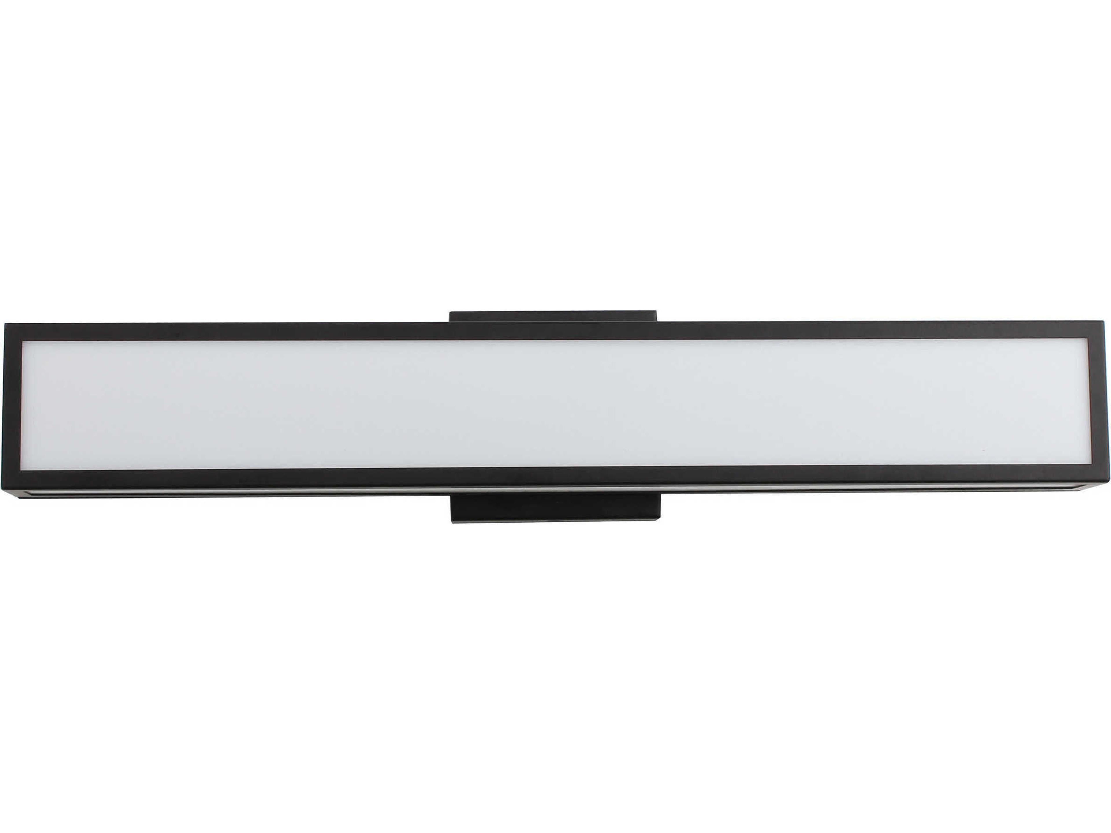 Maska 1-Light Black Vanity Light