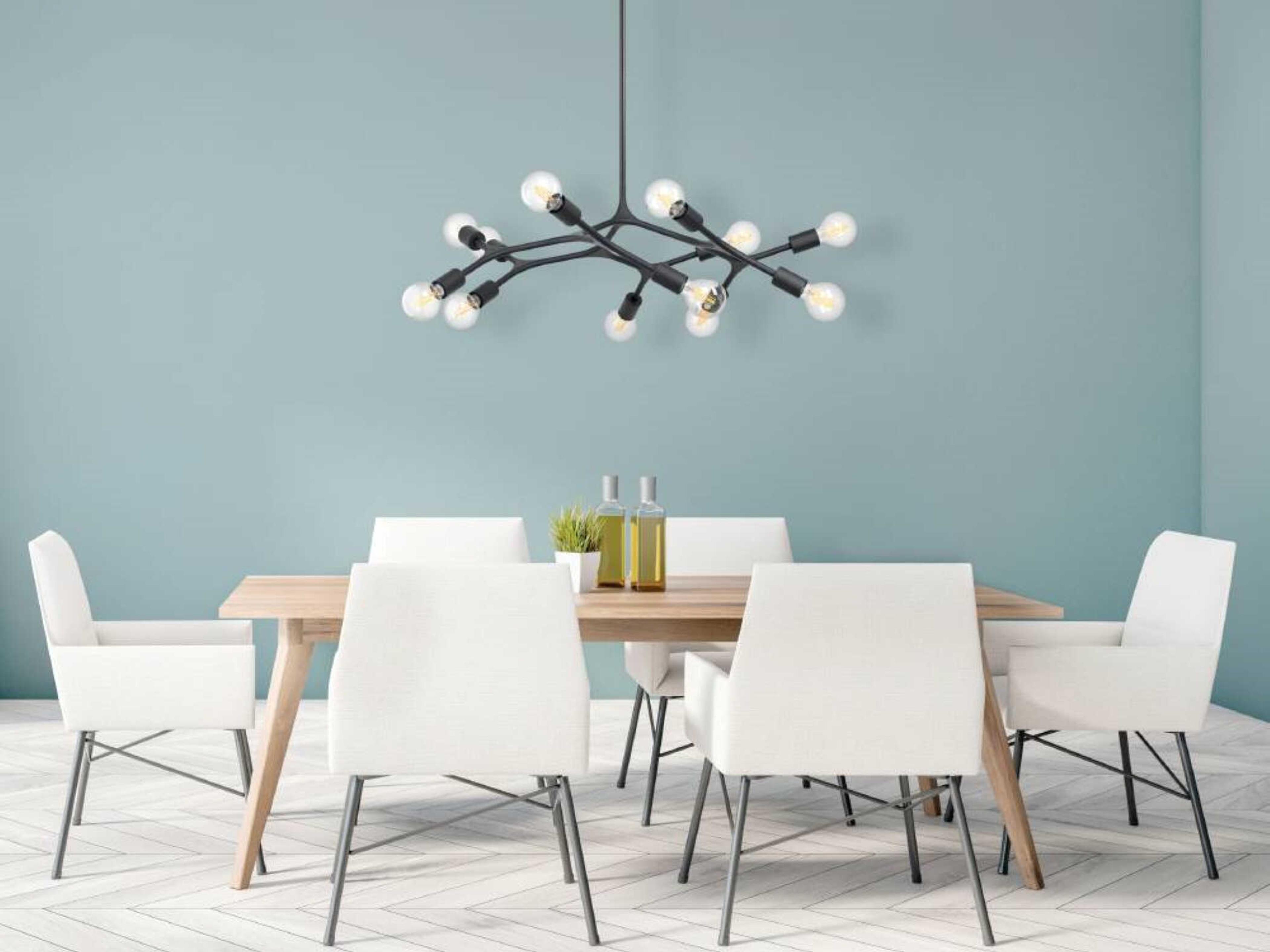 Eglo Bocadella 12-Light Black Pendant