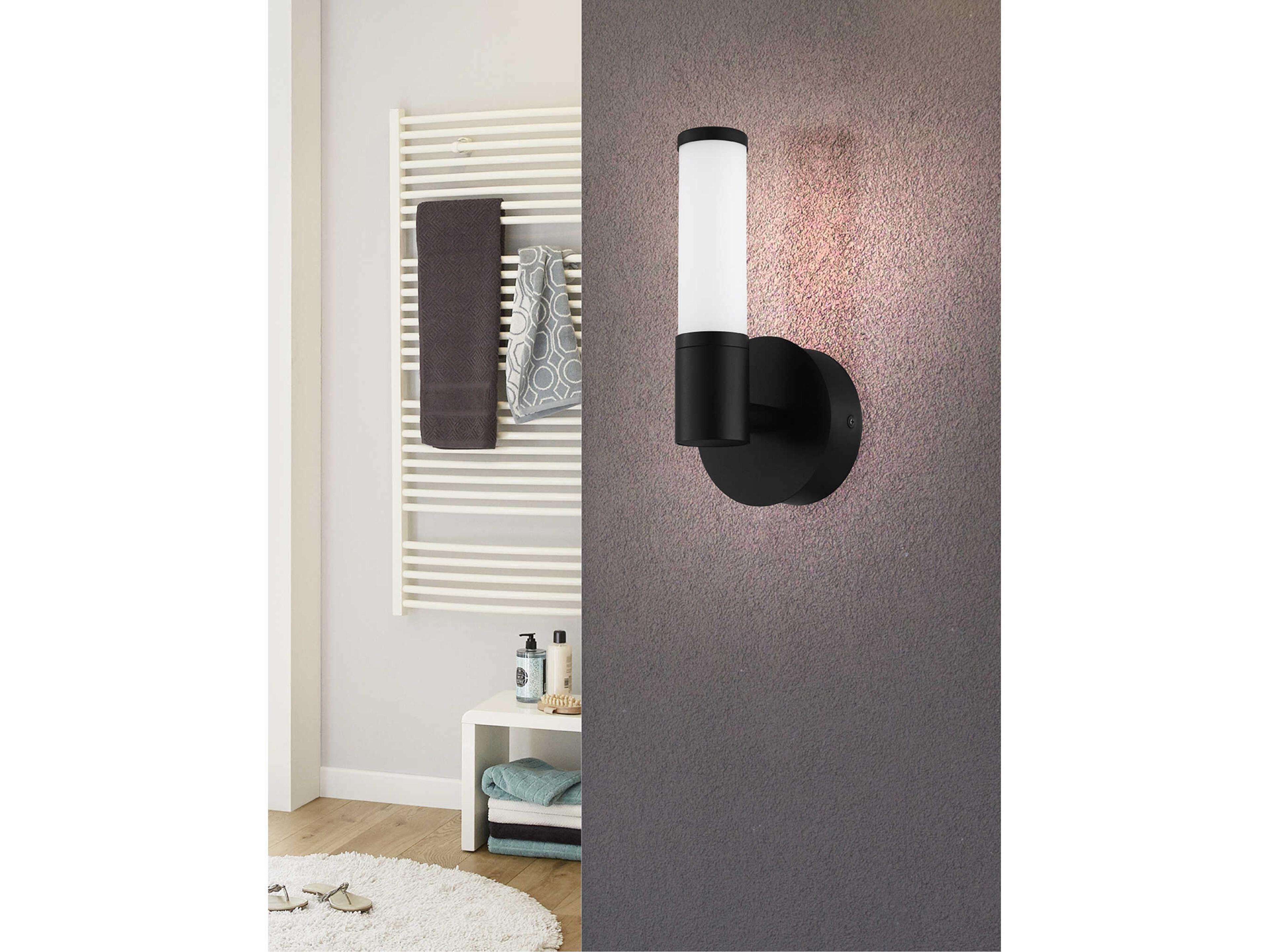 Eglo Palmera 1-Light Black Wall Sconce