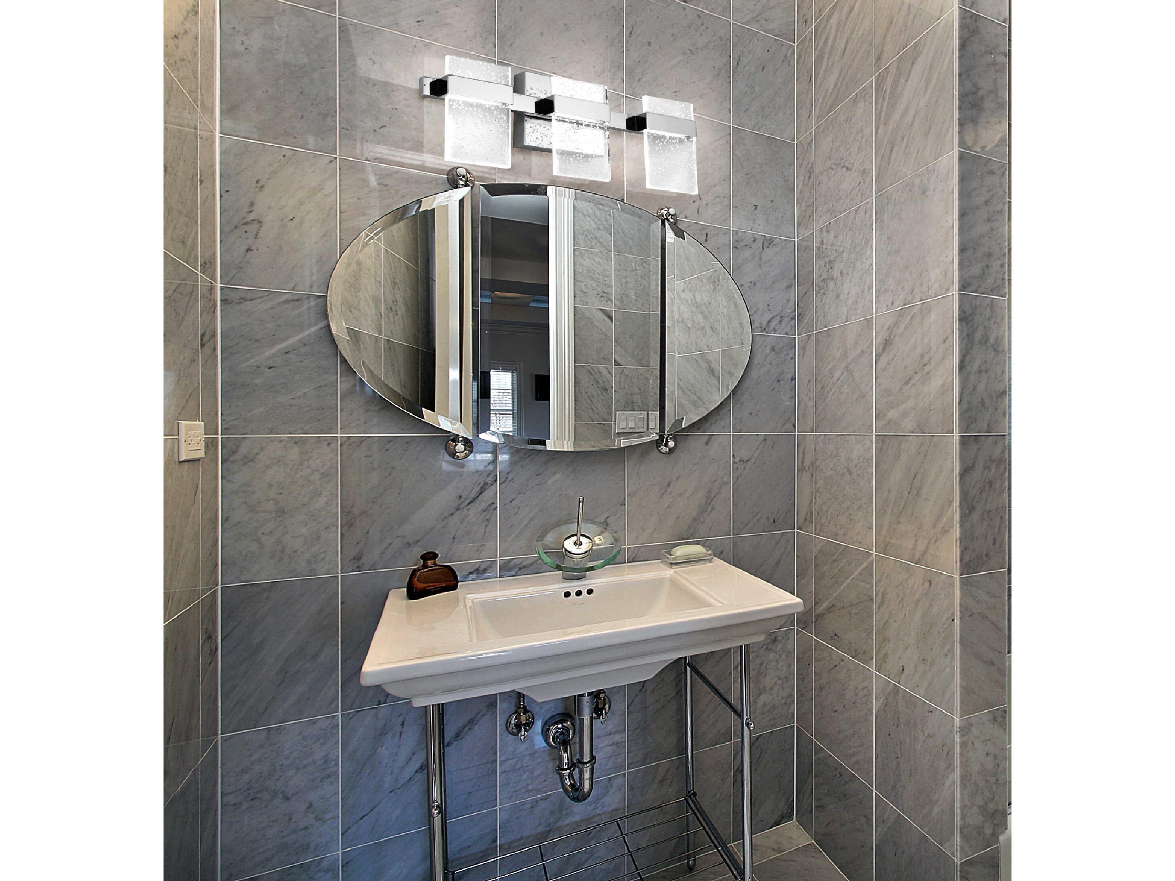 Eglo Madrona 3-Light Black Vanity Light