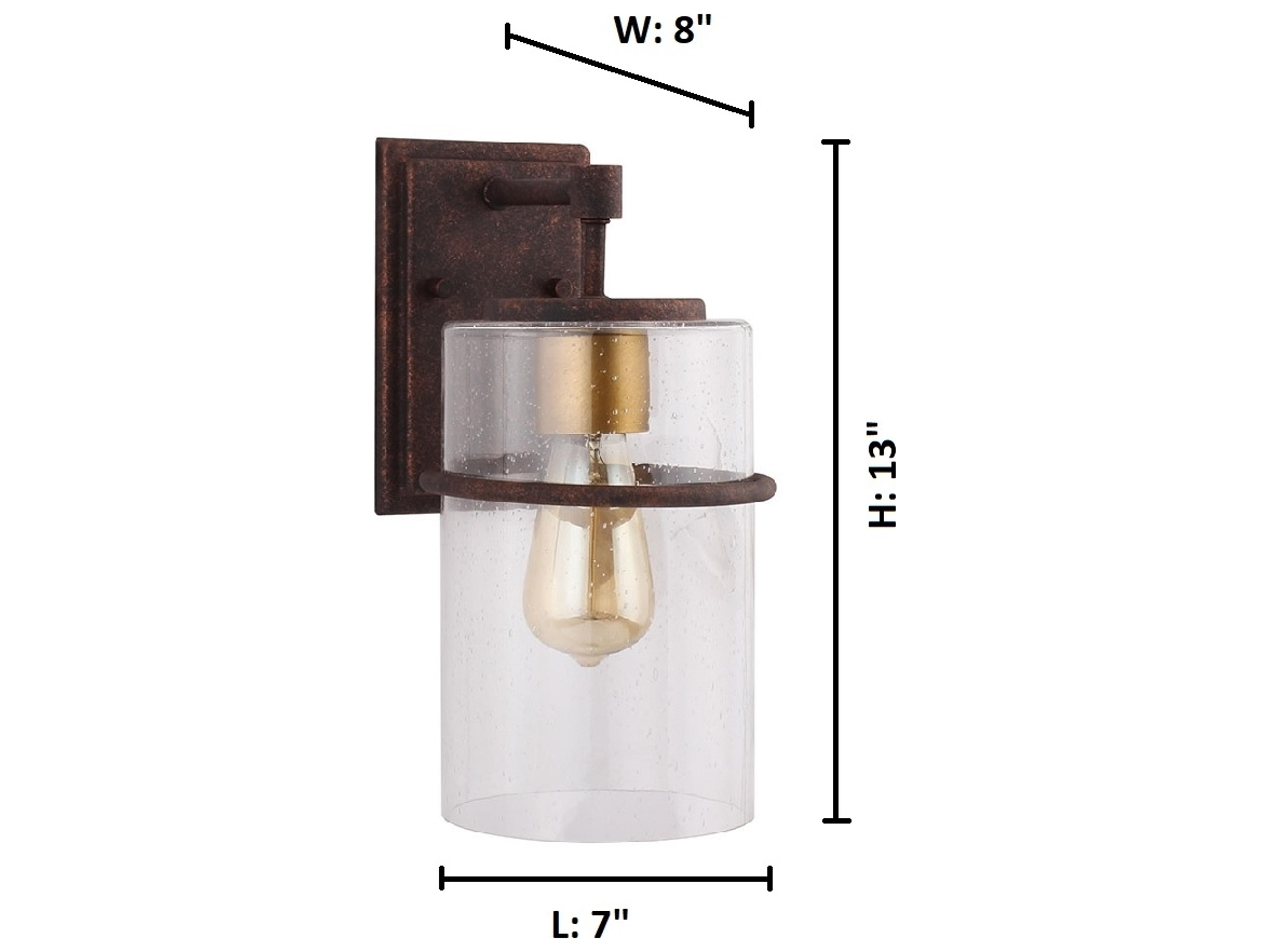 Eglo Brandel 1-Light Outdoor Wall Light