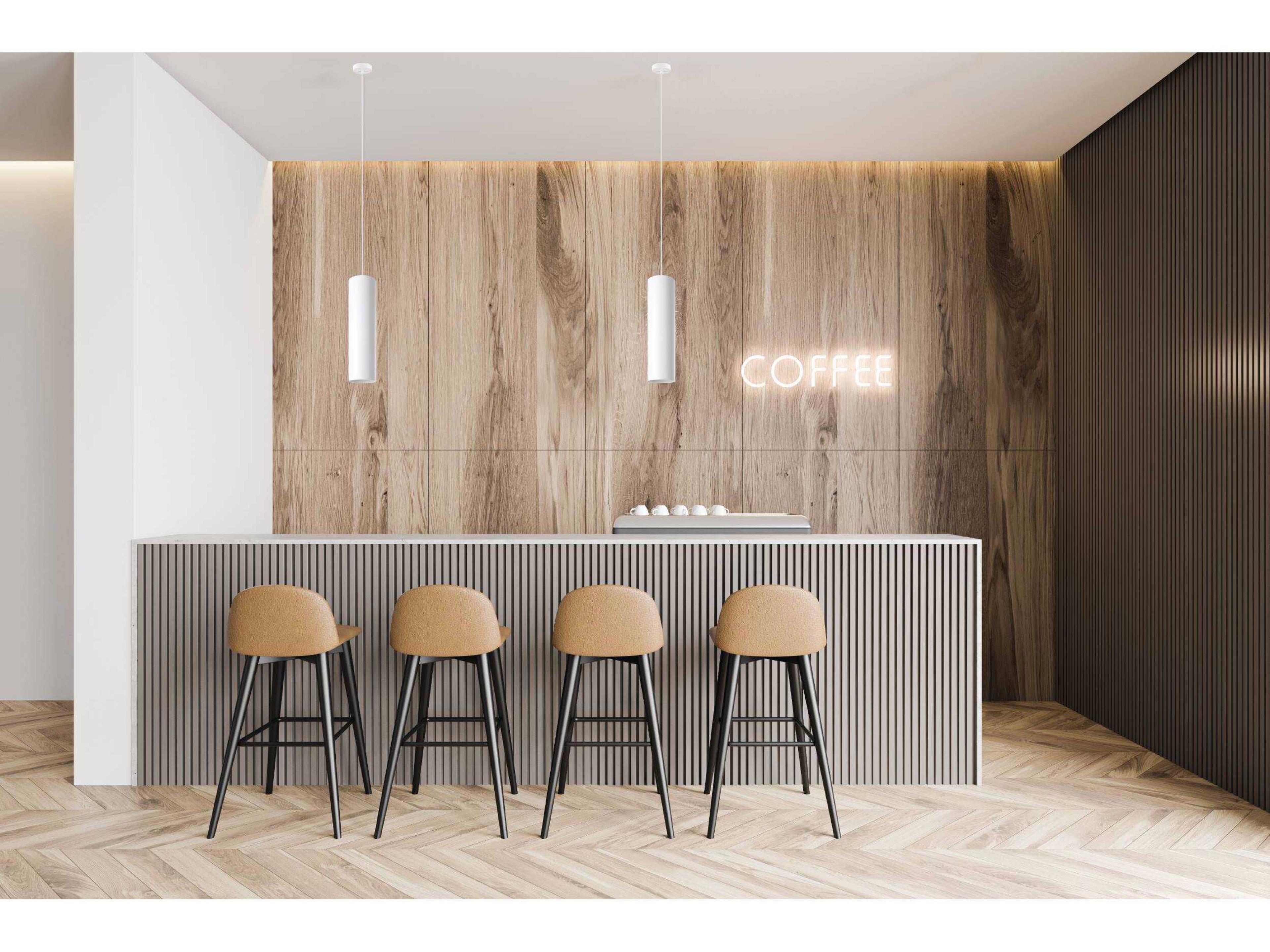 Eglo Tortoreto 1-Light White Cylinder Mini Pendant