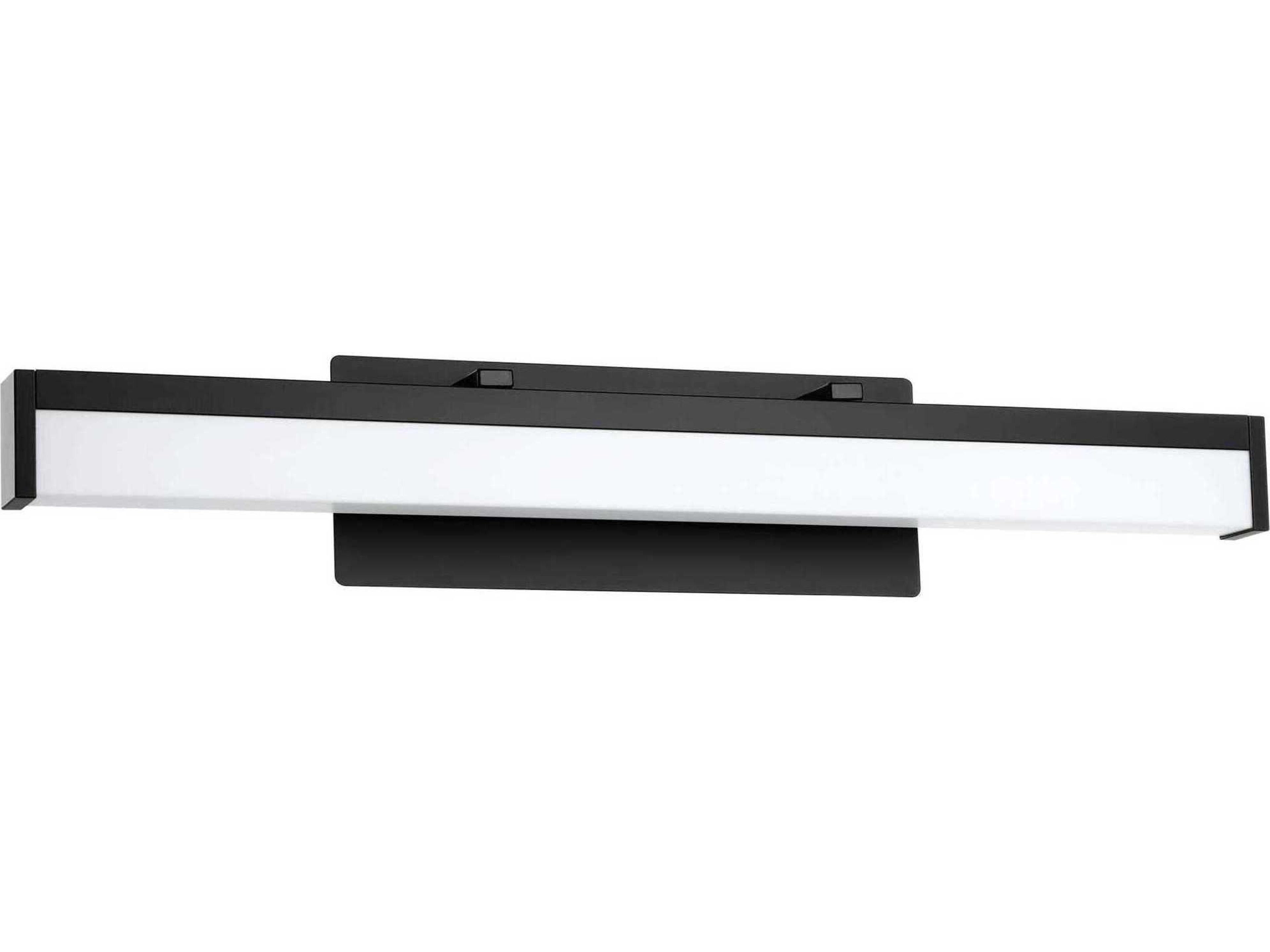 Hemlock 1-Light Matte Black Vanity Light