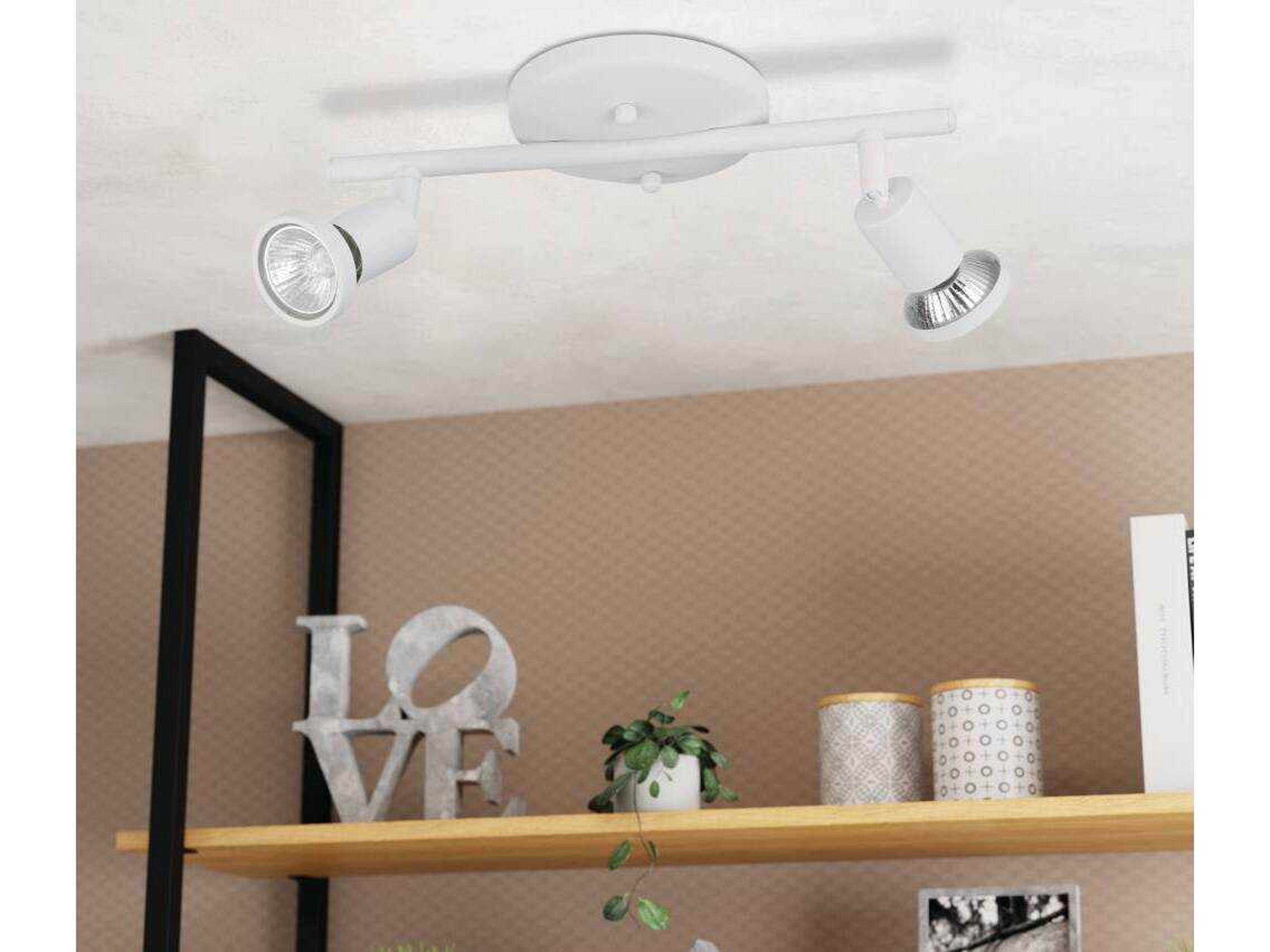 Eglo Tremendo 2-Light White Track & Rail Light