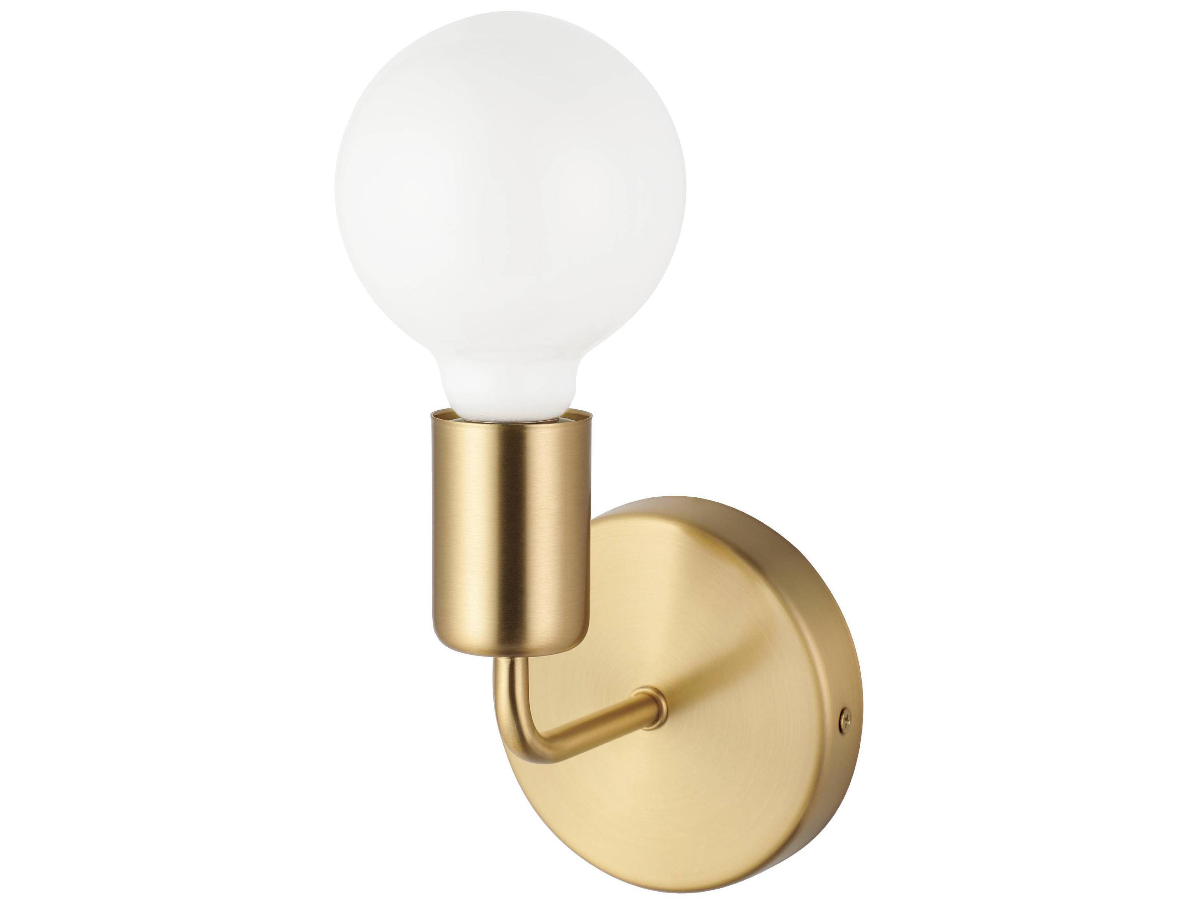 Avondale 1-Light Brushed Gold Wall Sconce