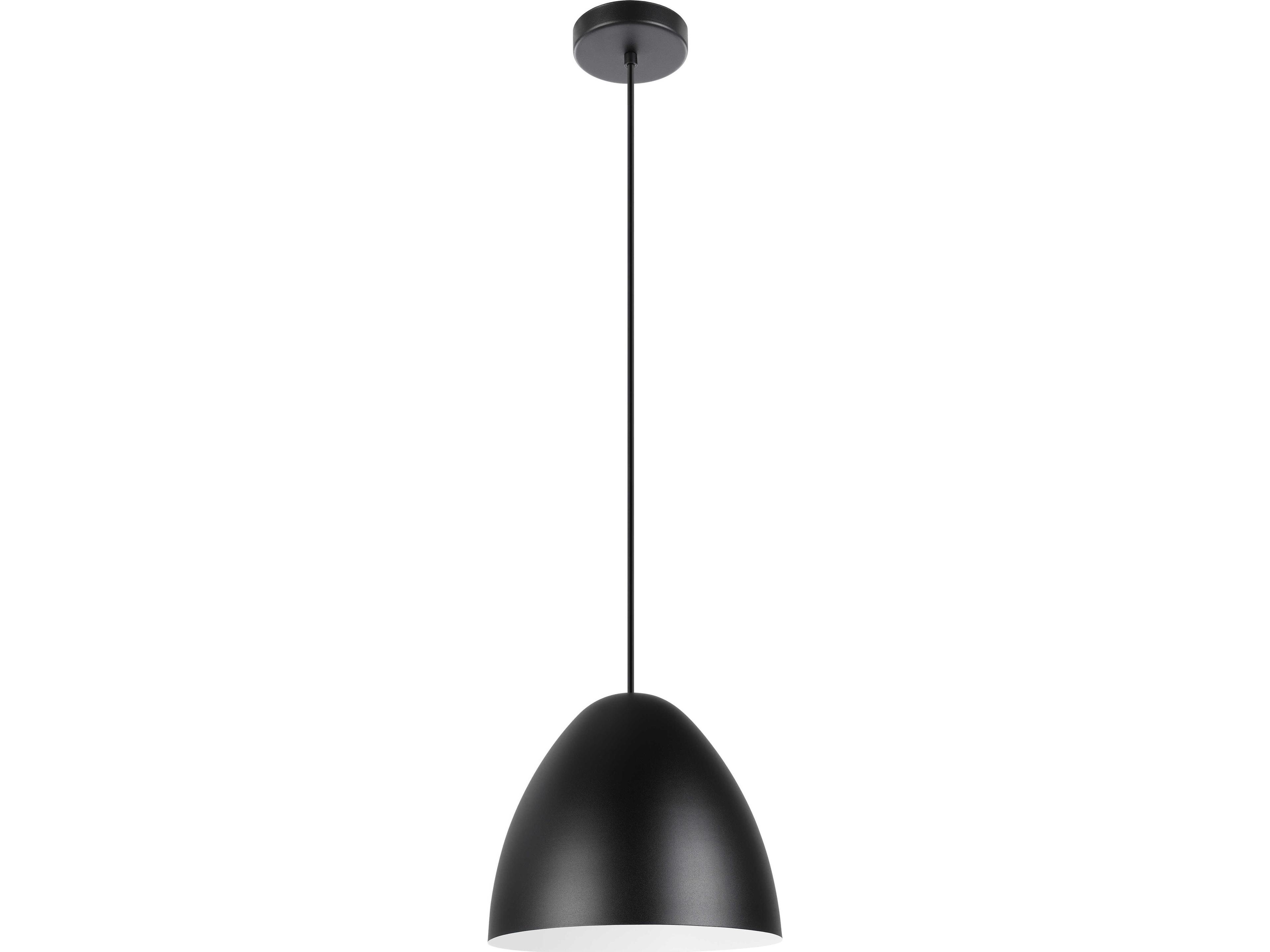 Eglo Sarabia 1-Light Black Bell Mini Pendant