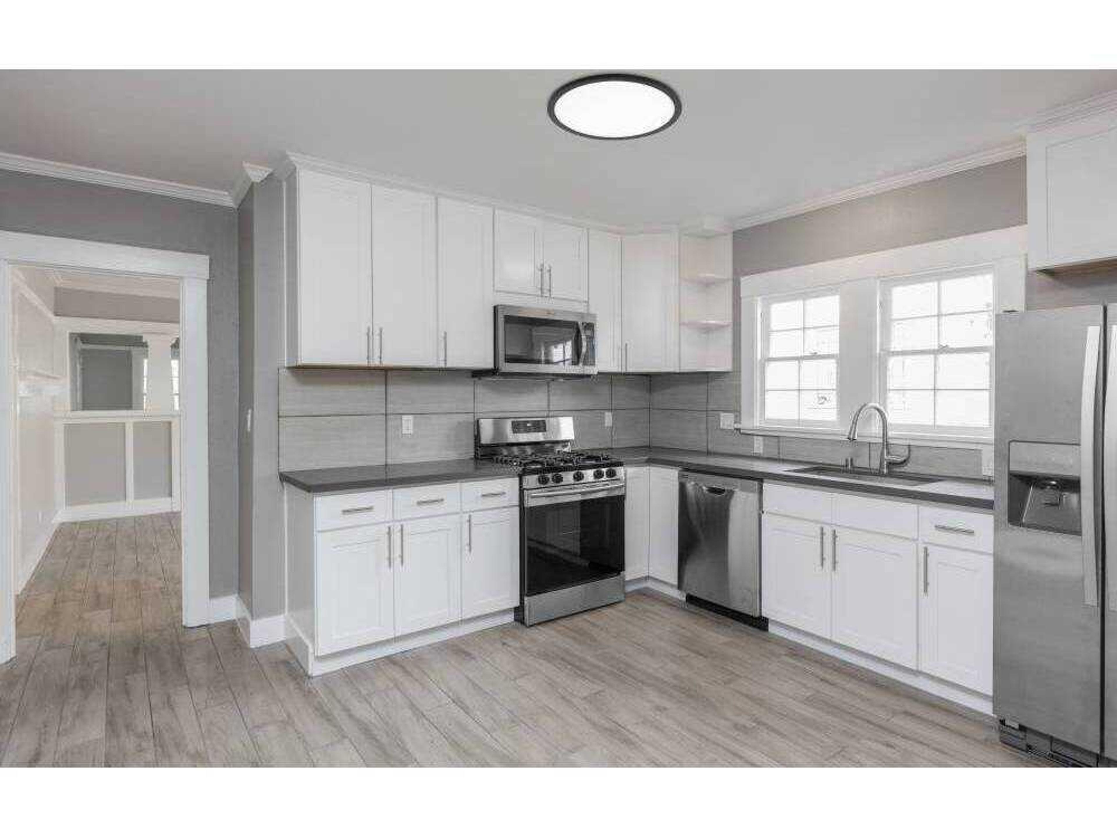 Eglo Trago Black Round Flush Mount