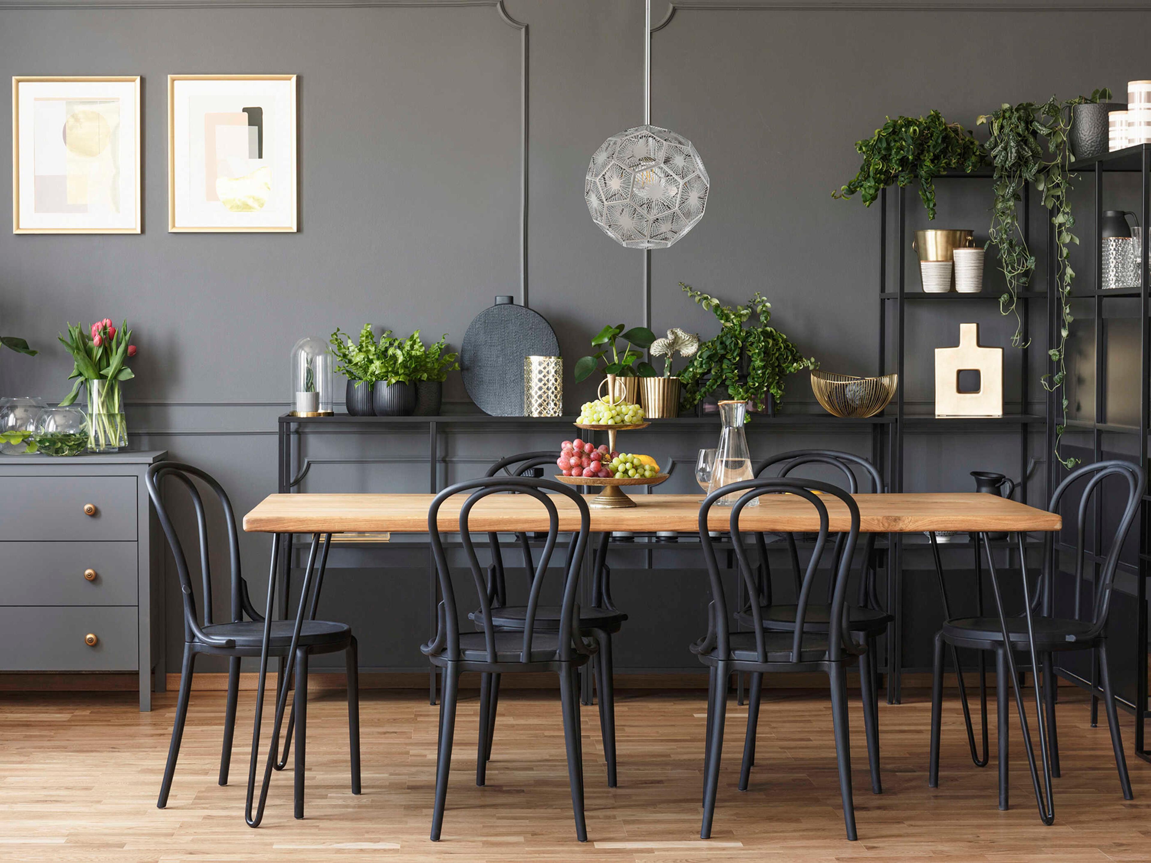 Eglo Skoura 1-Light Chrome Geometric Mini Pendant