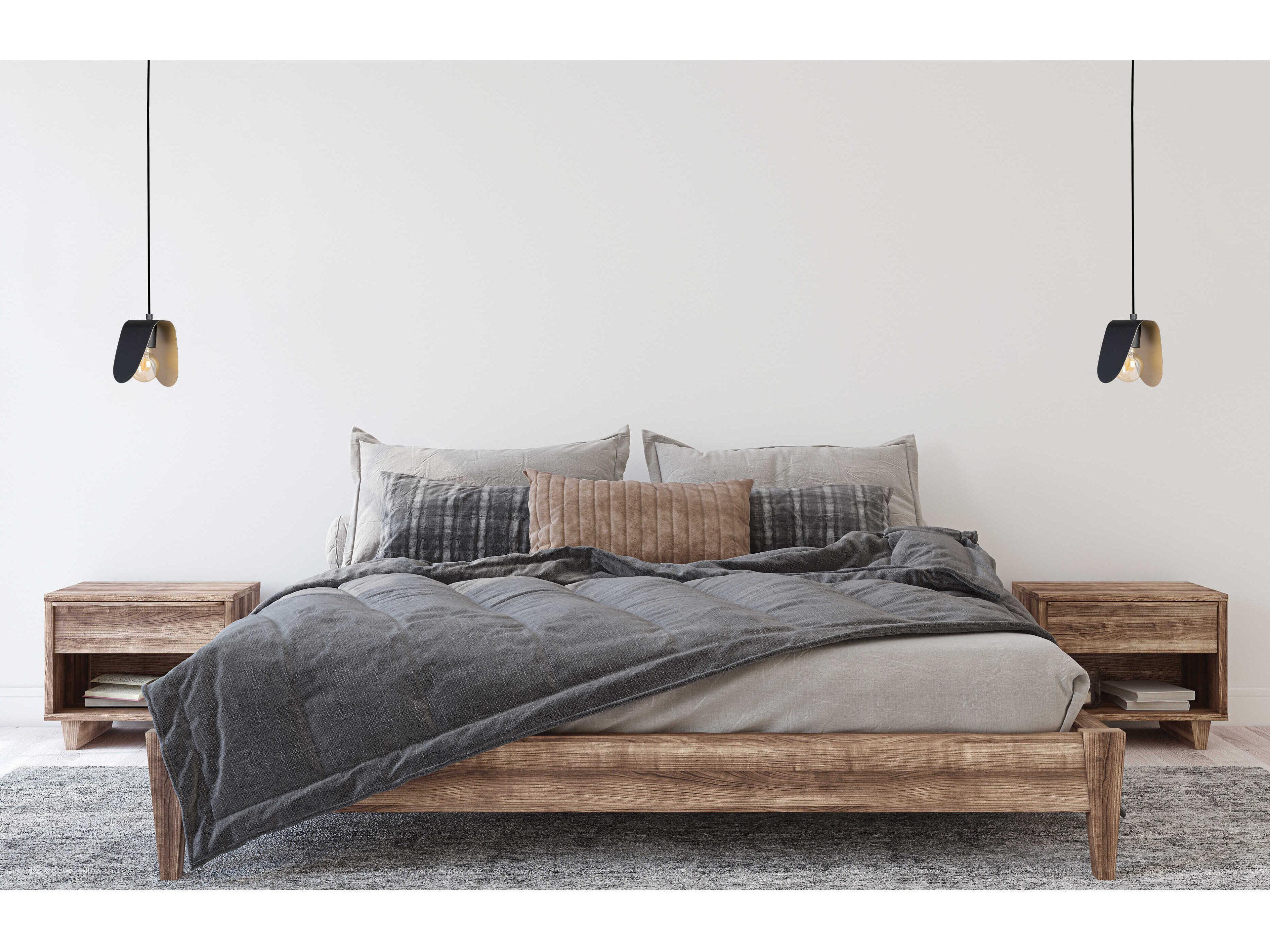 Eglo Serenara 1-Light Black Mini Pendant