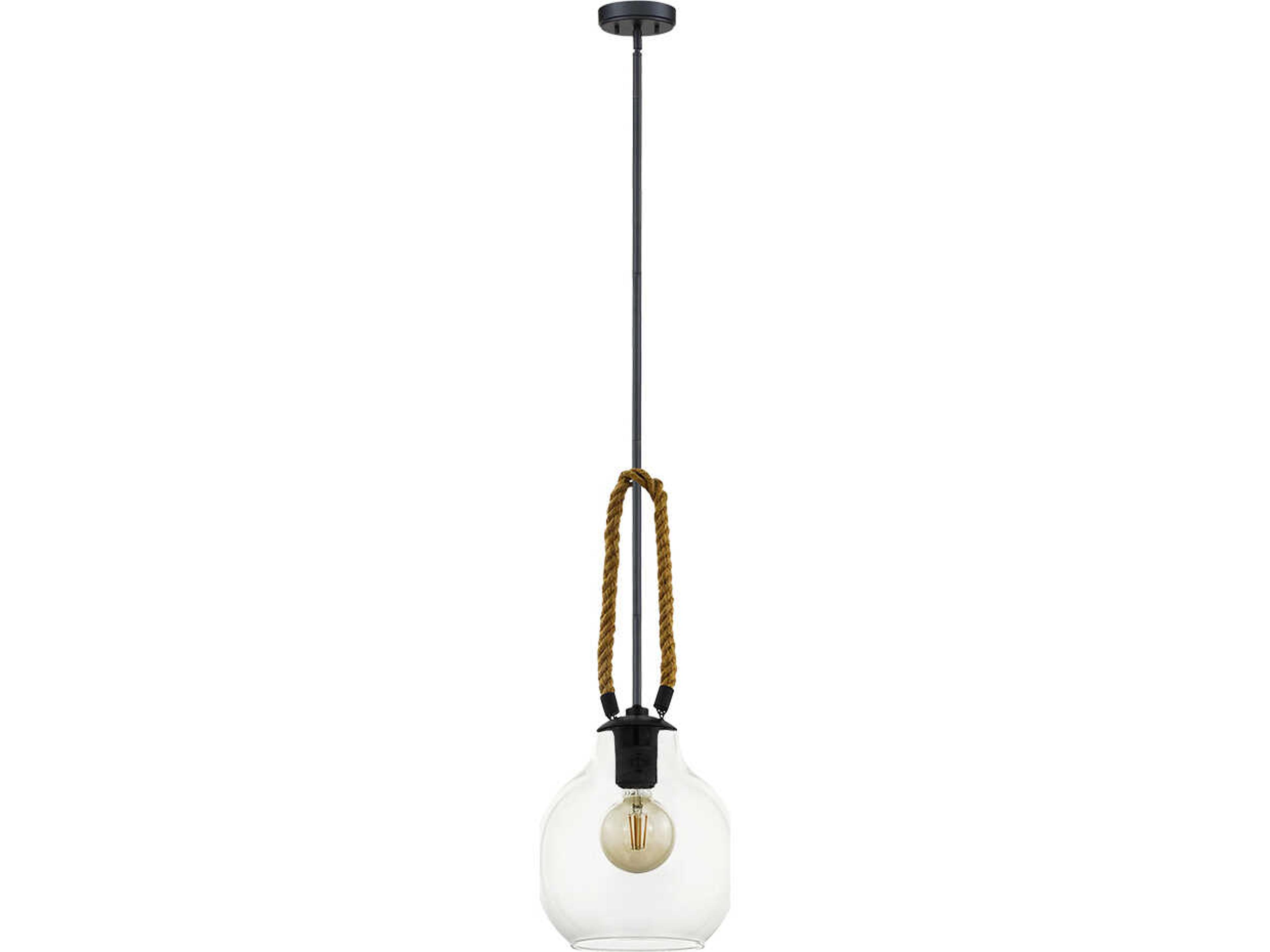 Roding 1-Light Black Pendant