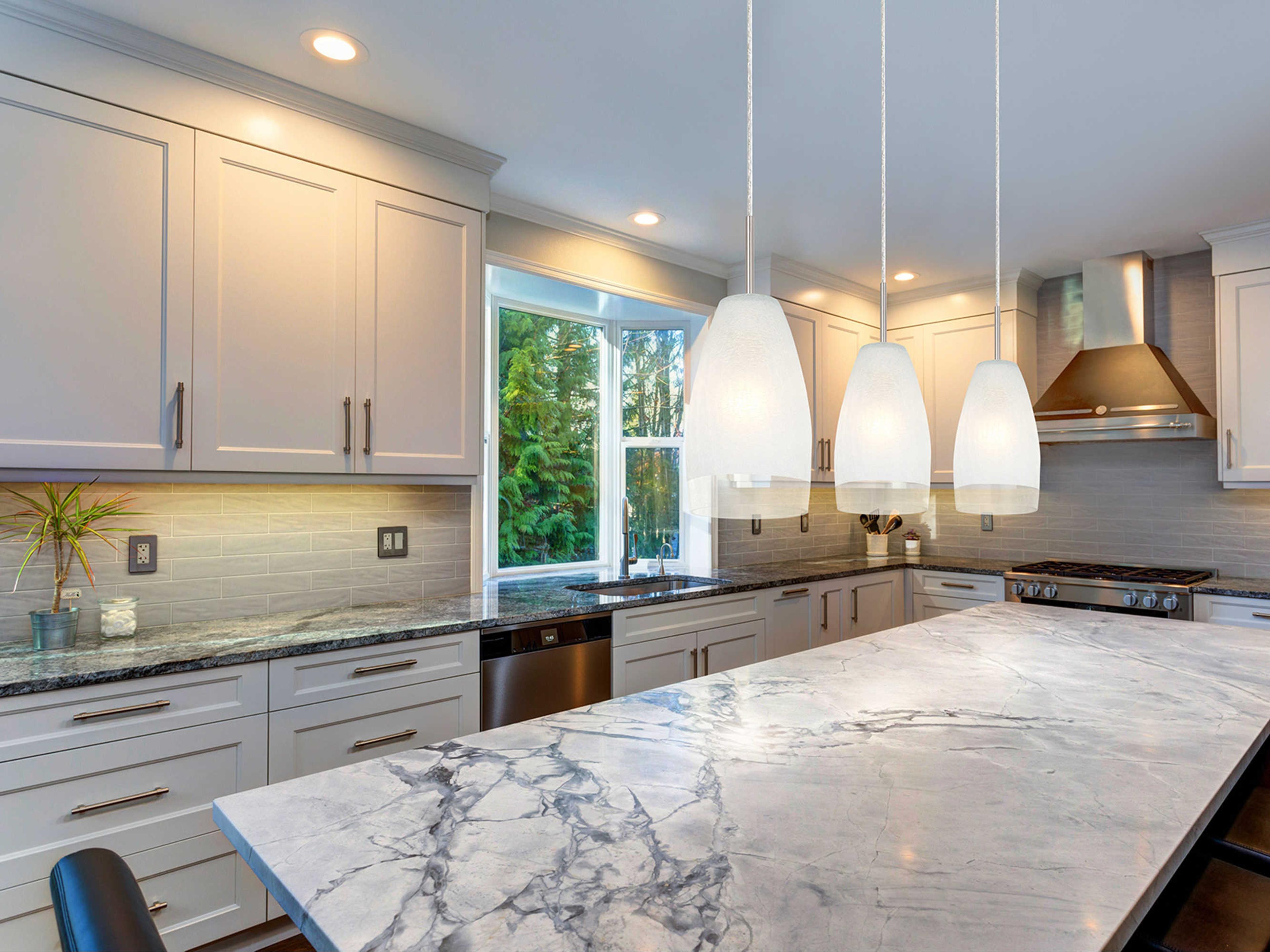 Eglo Crash 3-Light Matte Nickel Bell Island Pendant