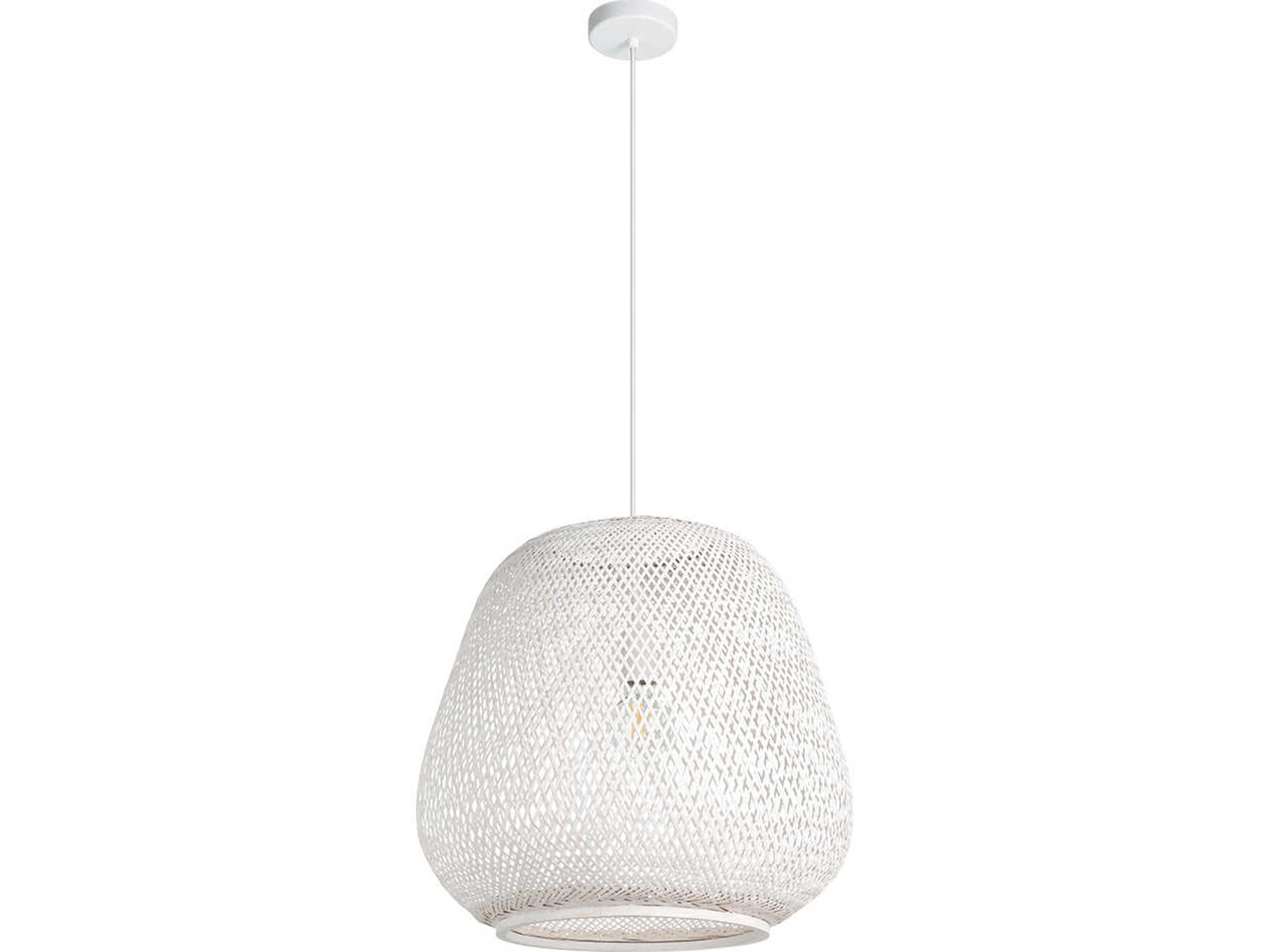 Dembleby 1-Light White Pendant