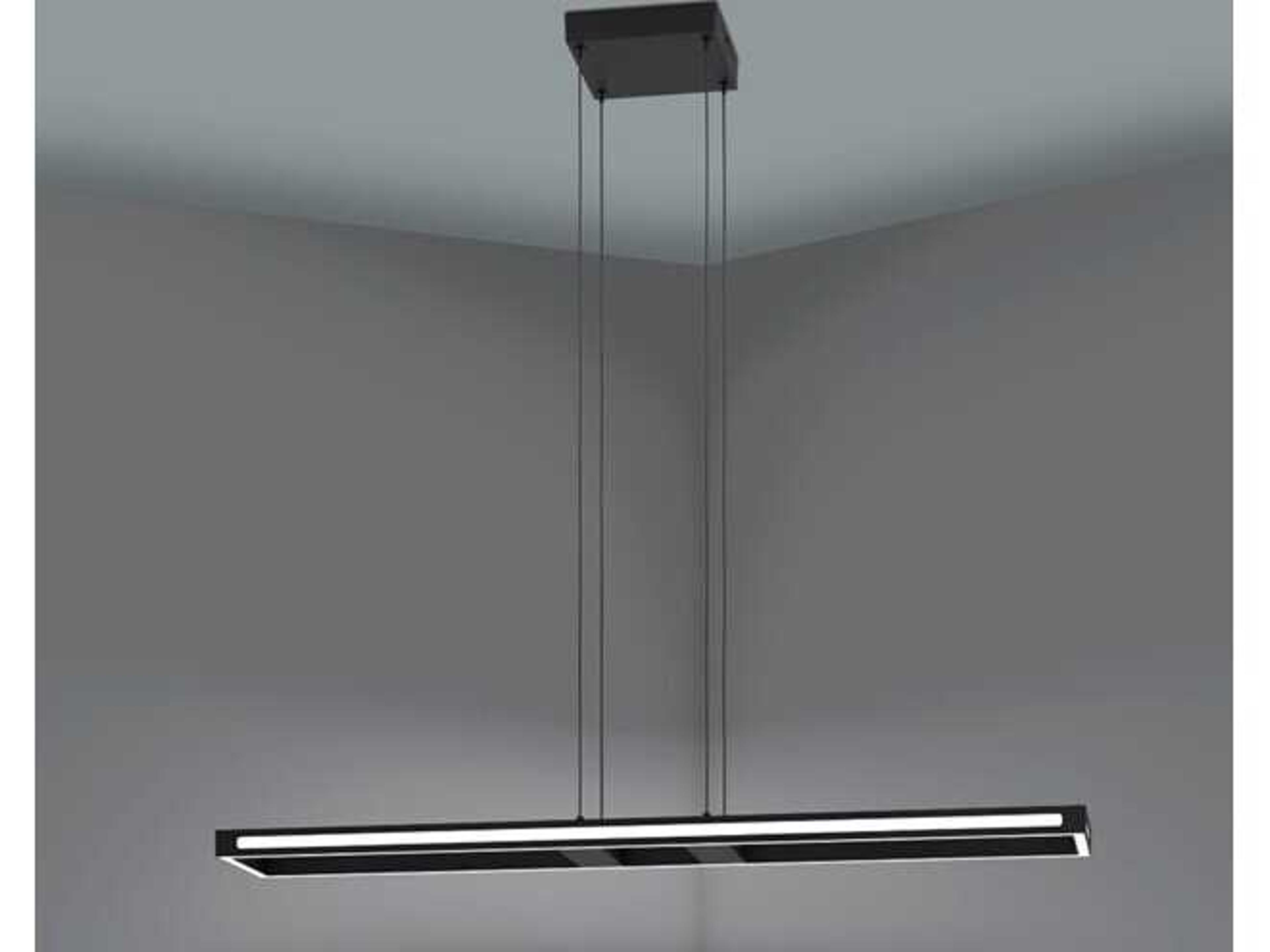 Eglo Salvilanas Black Linear Island Pendant