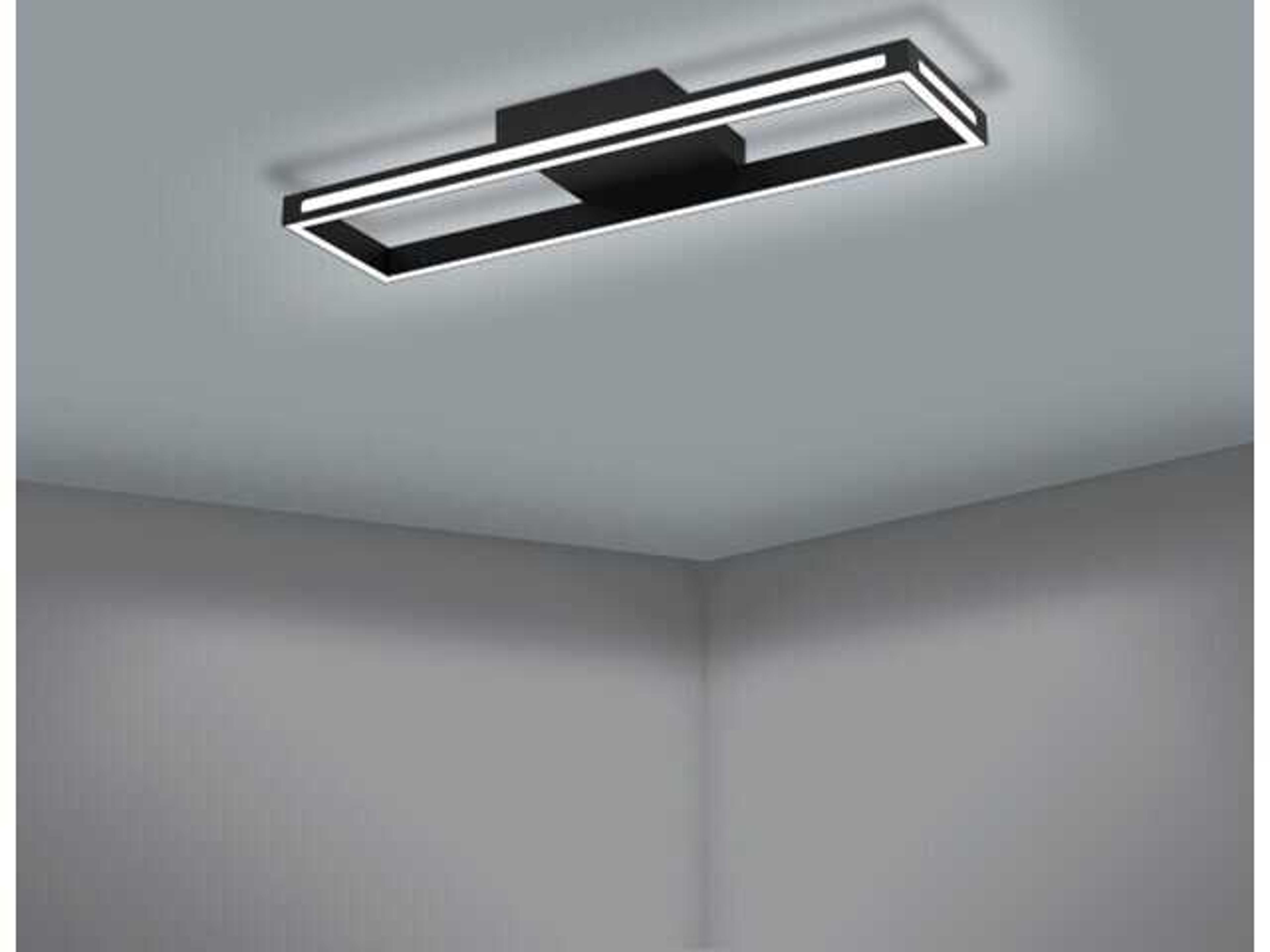 Eglo Salvilanas Black Flush Mount