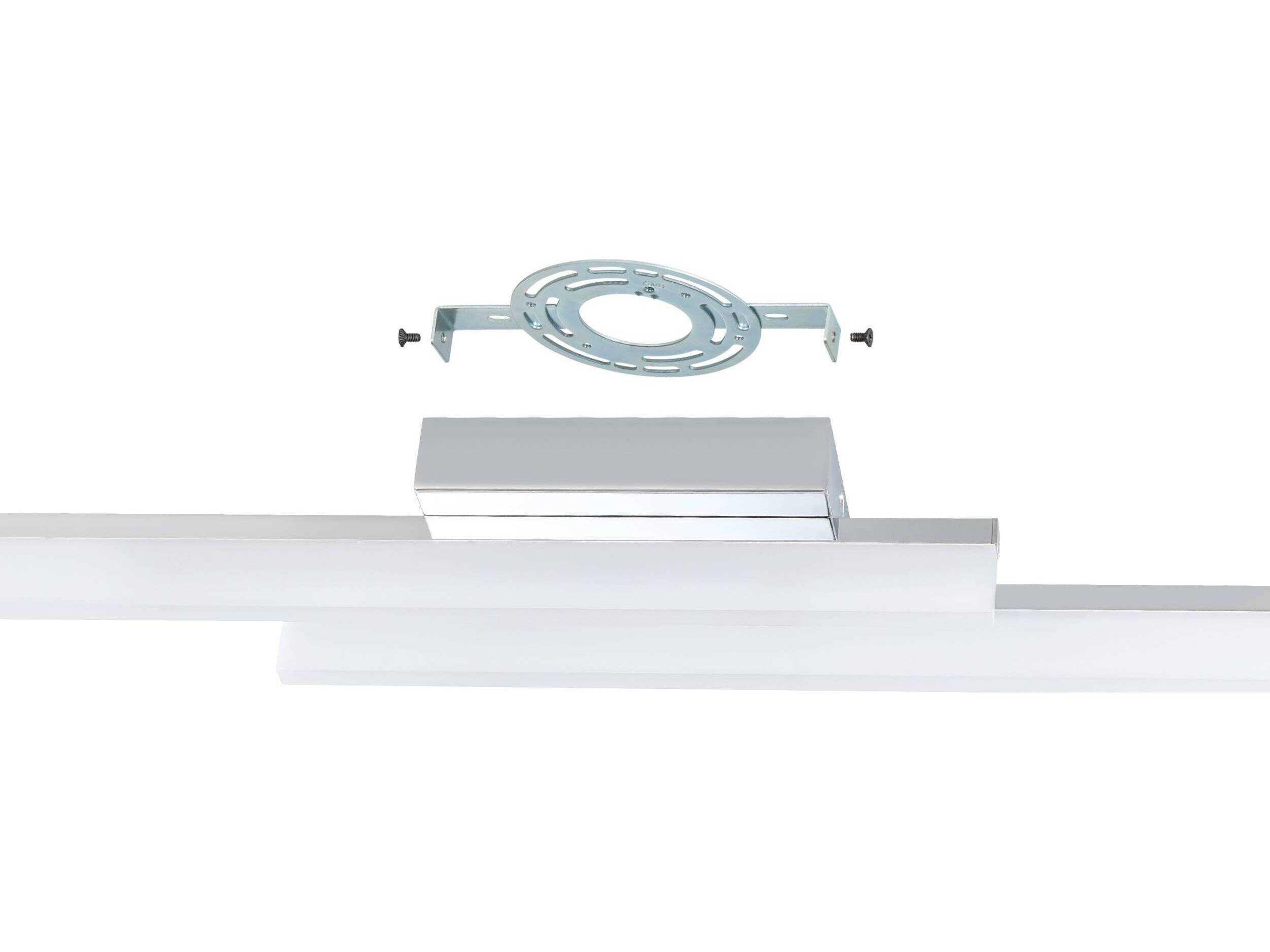 Eglo Palmital 2-Light Chrome Linear Flush Mount