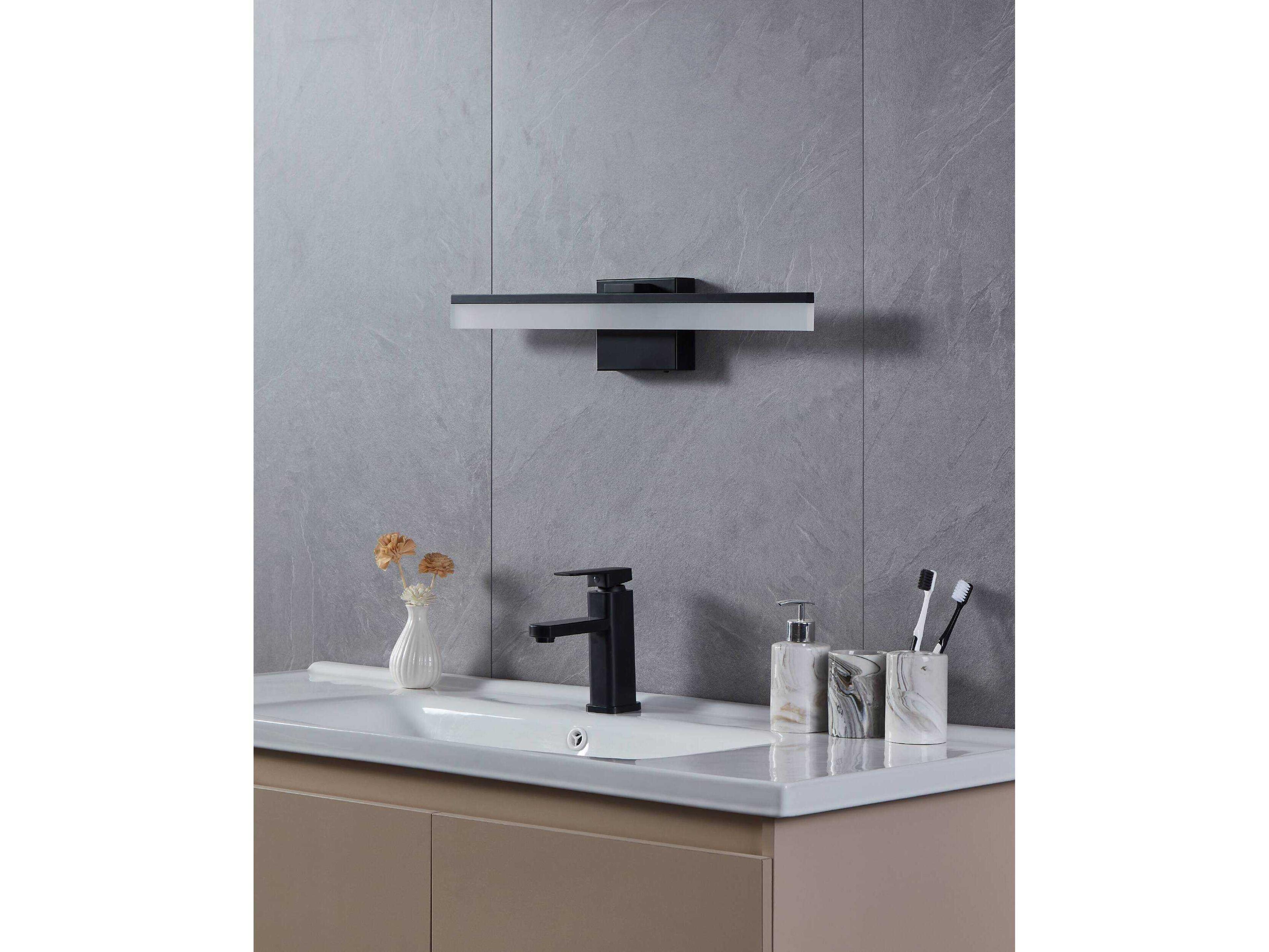 Eglo Palmital 1-Light Black Vanity Light