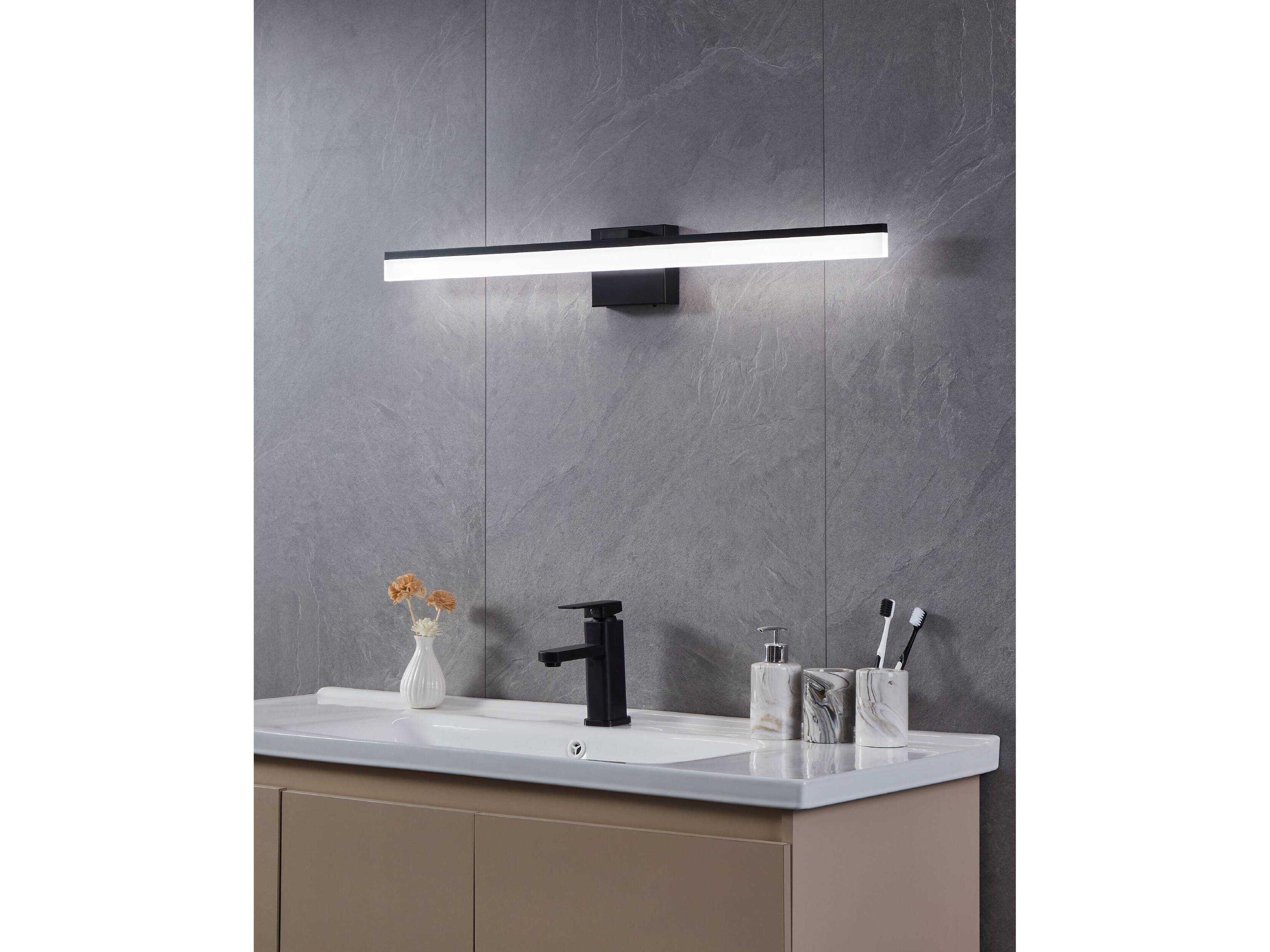 Eglo Palmital 1-Light Black Vanity Light