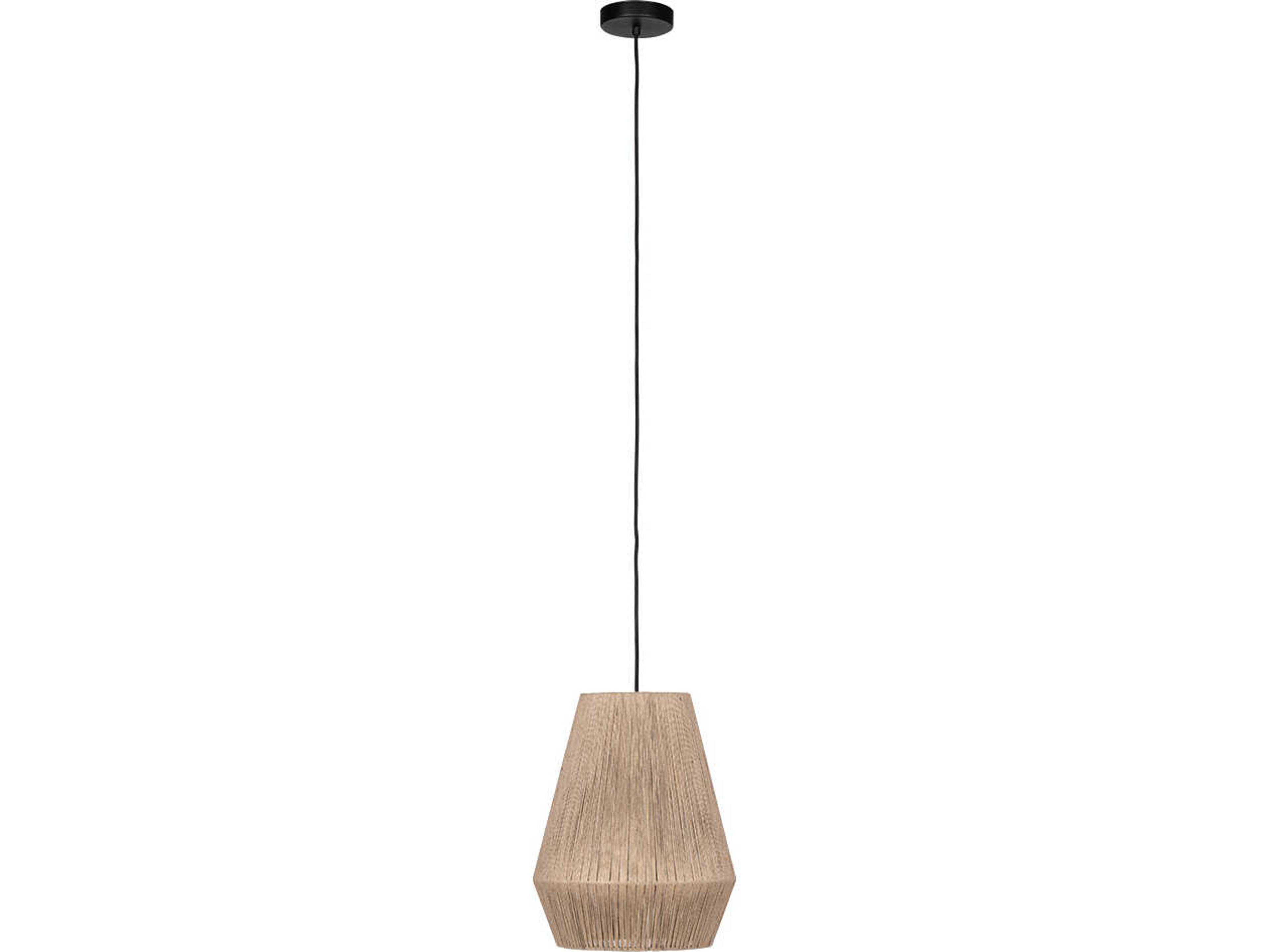 Alderney 1-Light Black Brown Mini Pendant