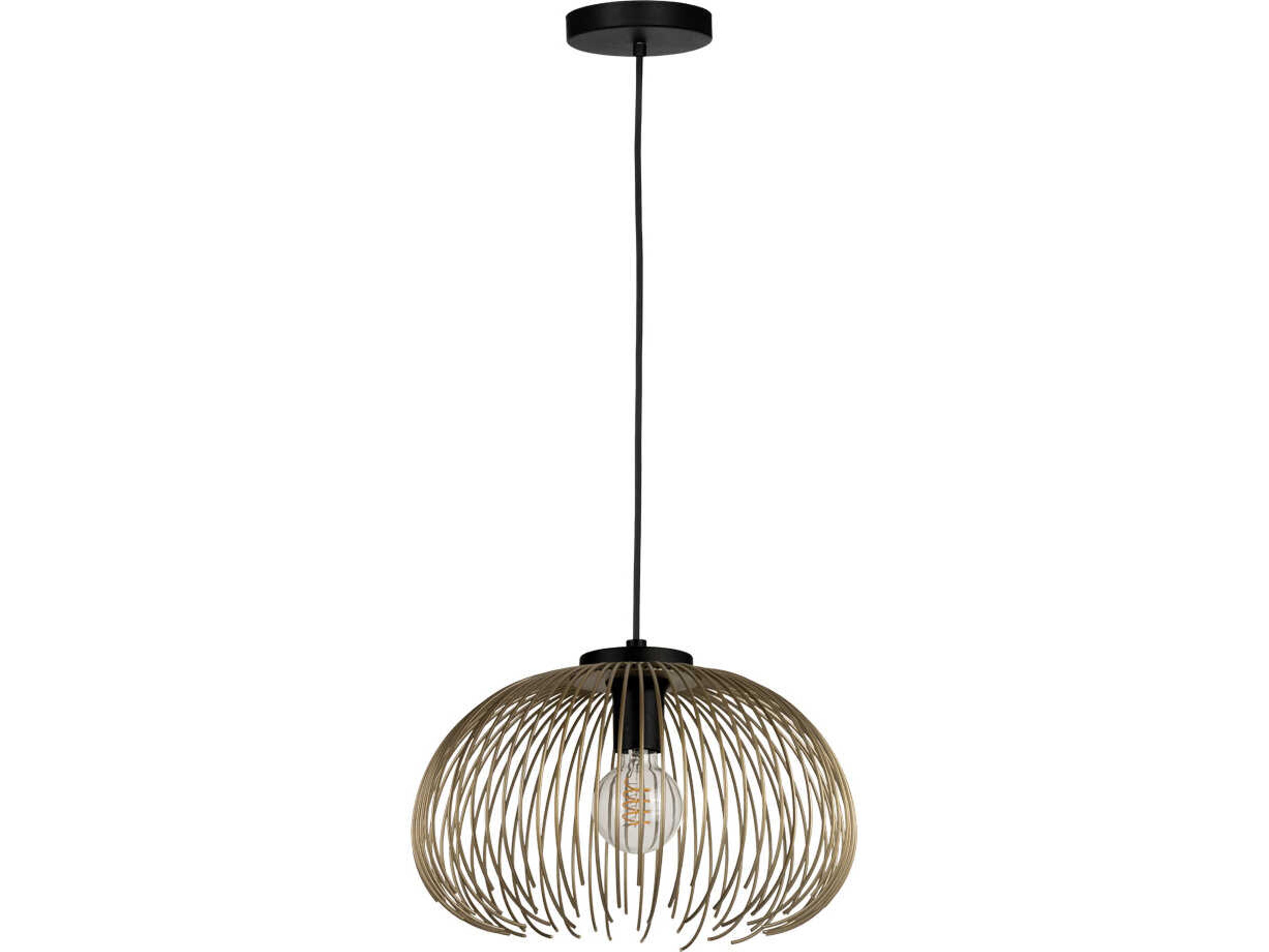 Eglo Venezuela 1-Light Black Pendant