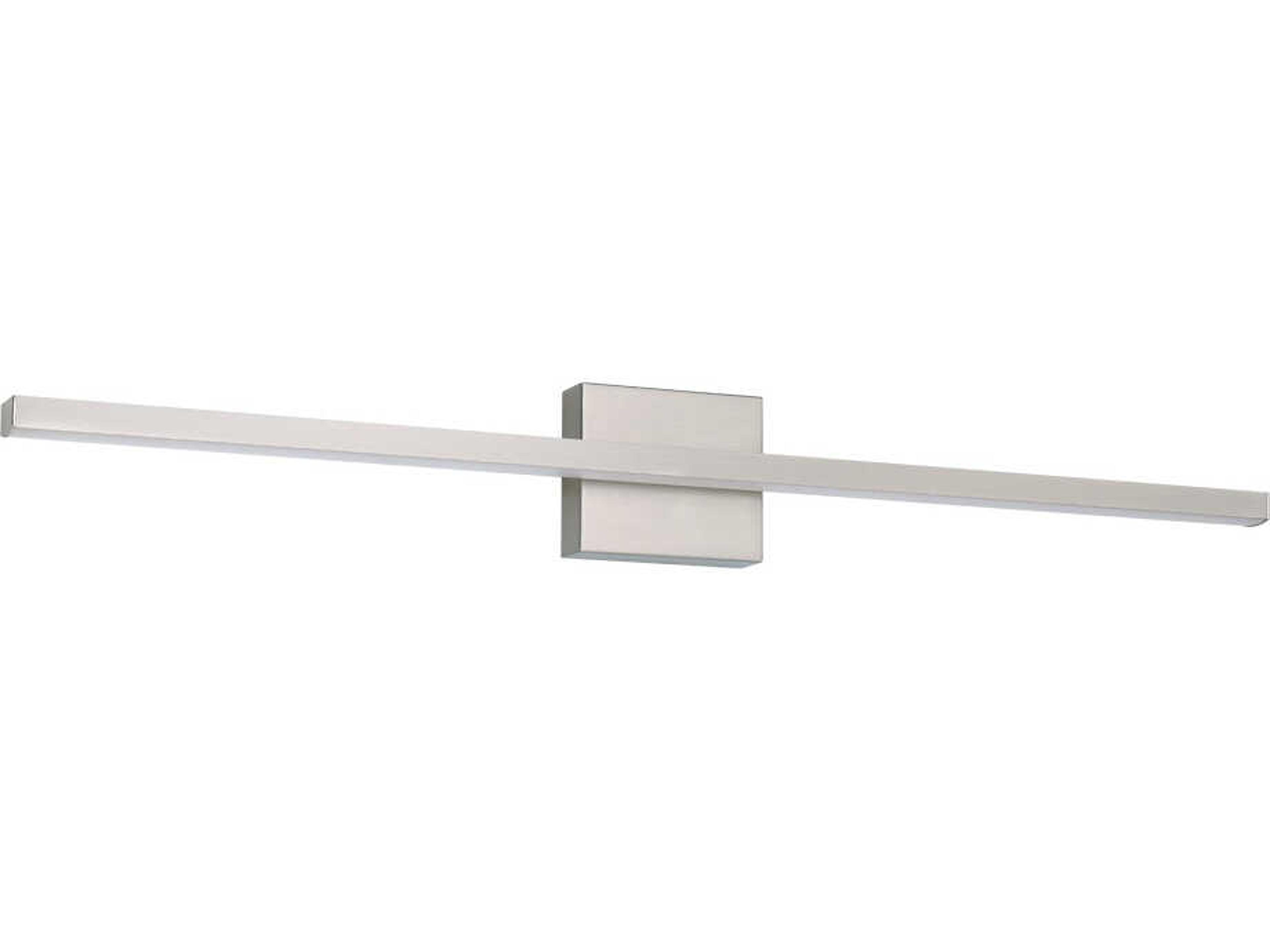Amorevole 1-Light Matte Nickel Vanity Light