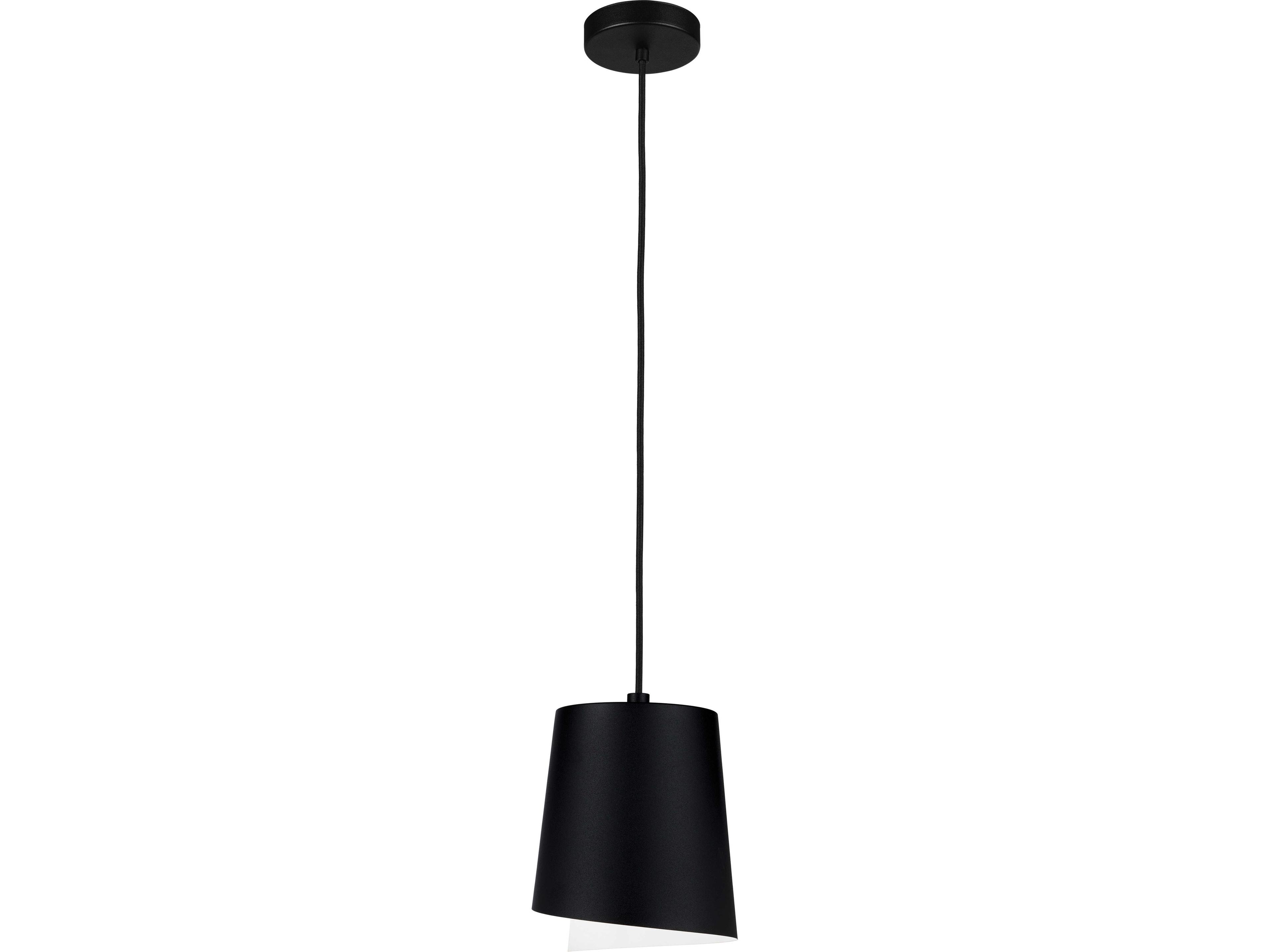 Bolivia 1-Light Black Mini Pendant