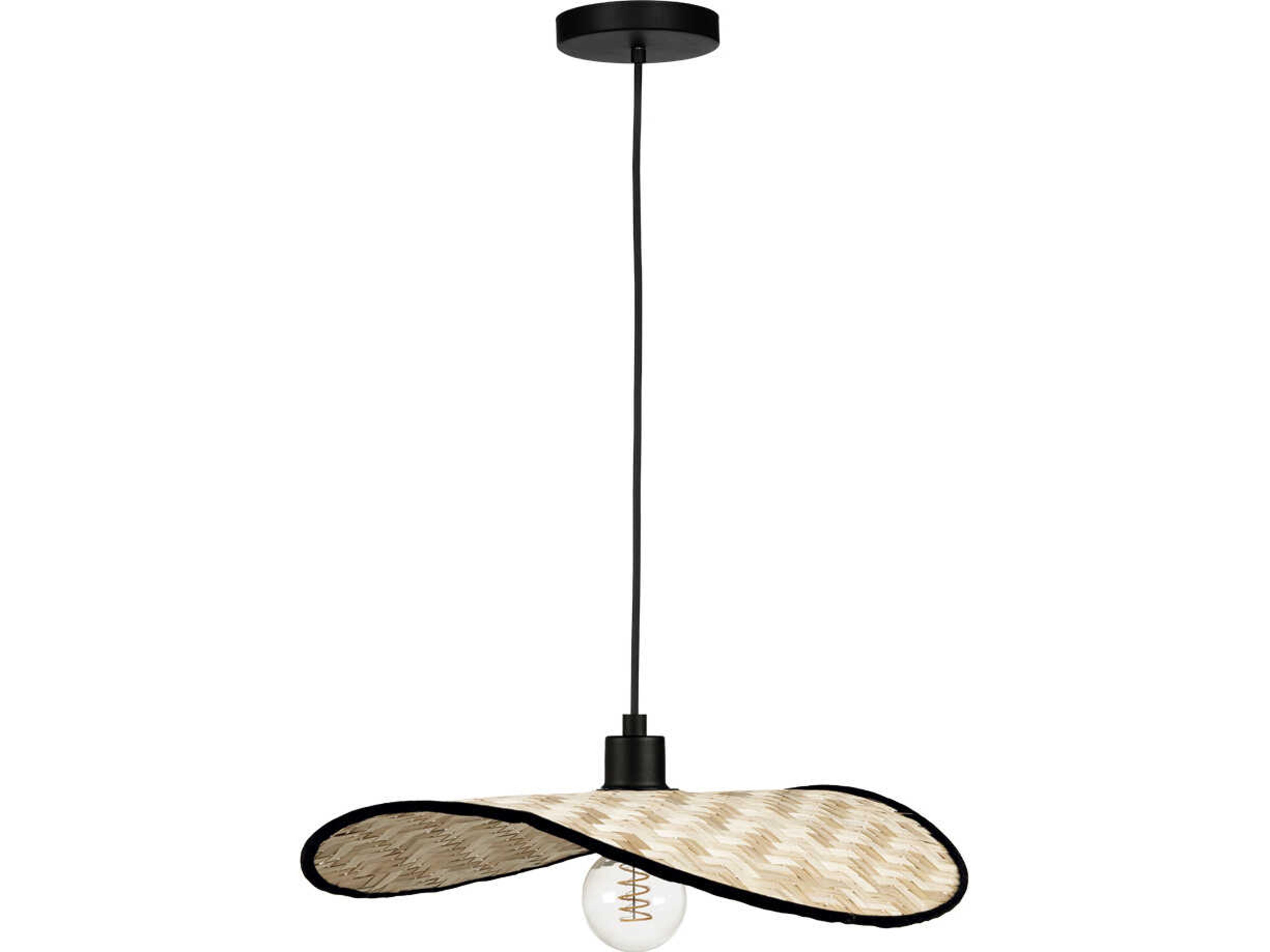 Eglo Marywell 1-Light Black Pendant
