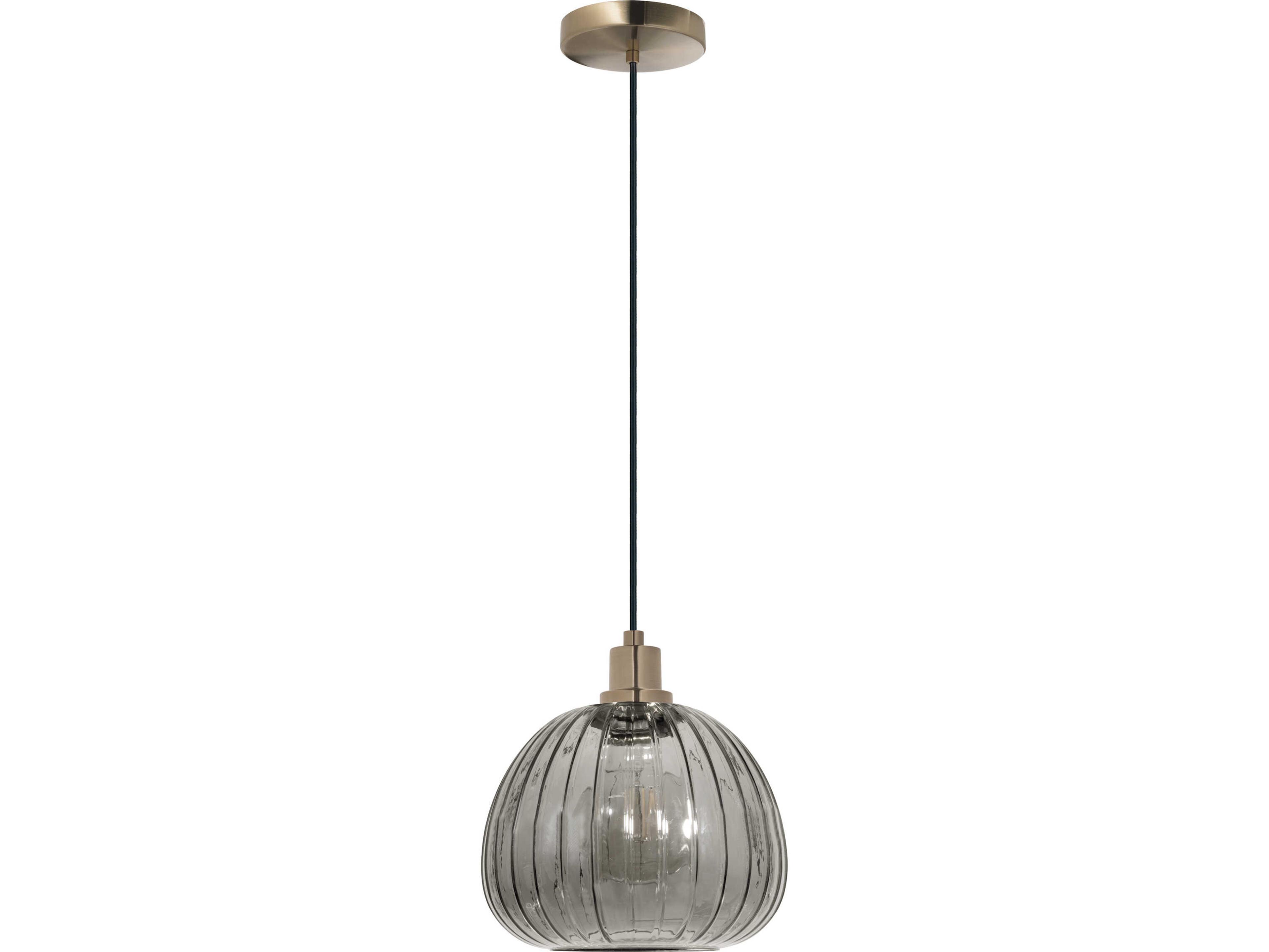 Ballelo 1-Light Brushed Gold Gray Mini Pendant