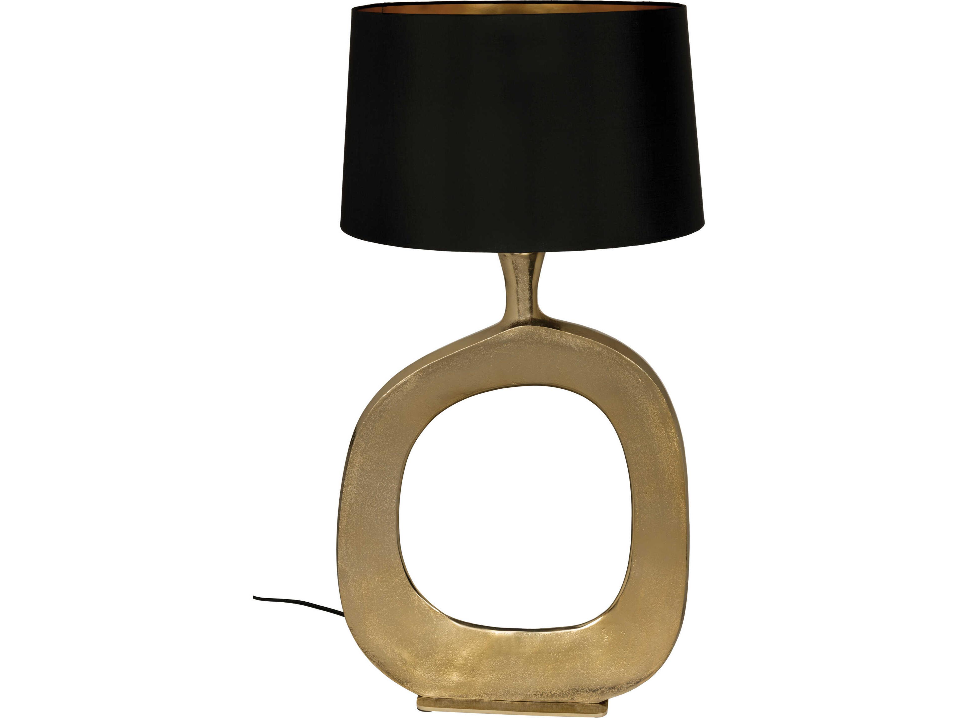 Eglo Diezma Gold Black Exterior Interior Fabric Buffet Lamp