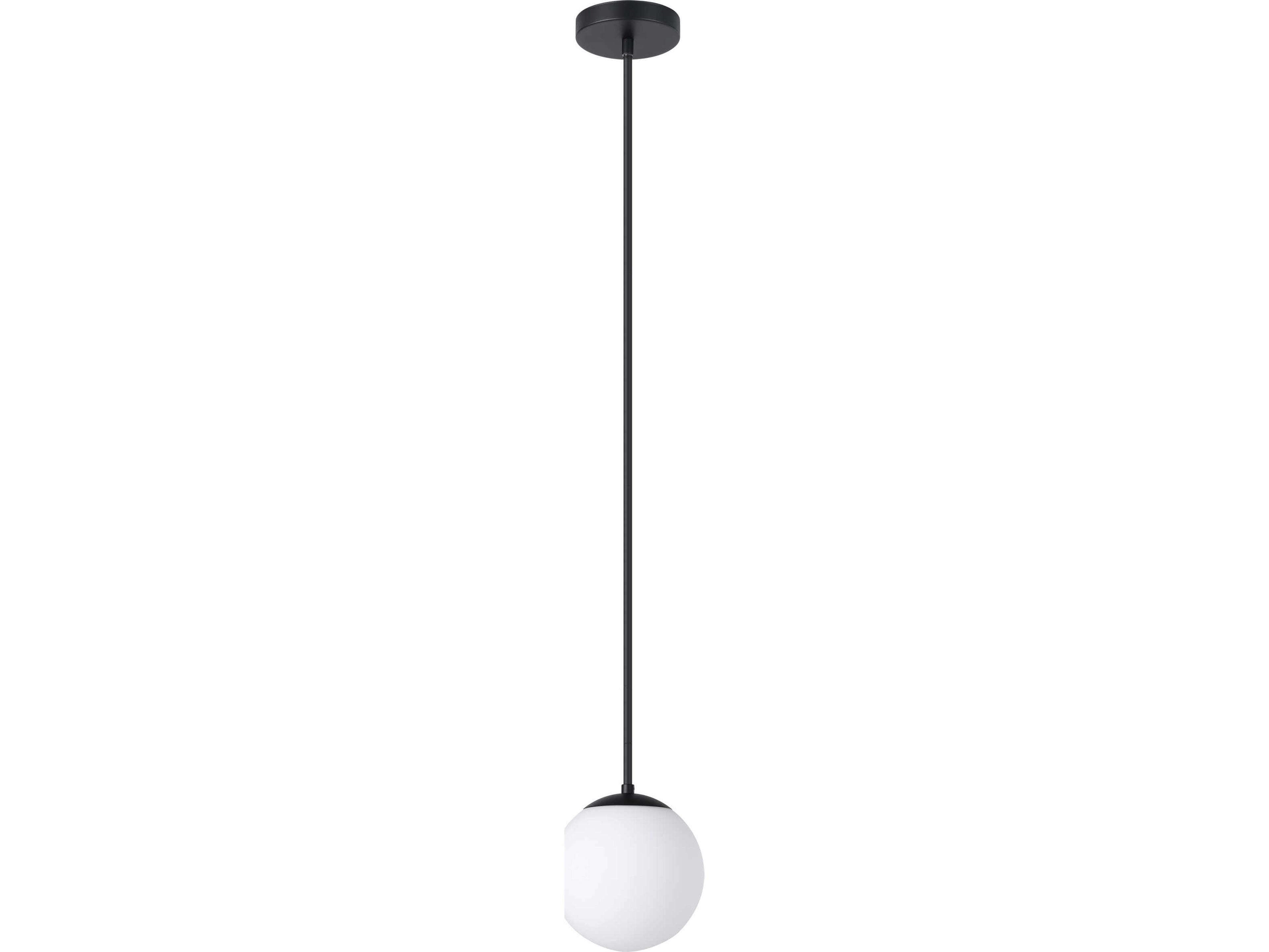 Eglo Rondo 1-Light Black Globe Mini Pendant