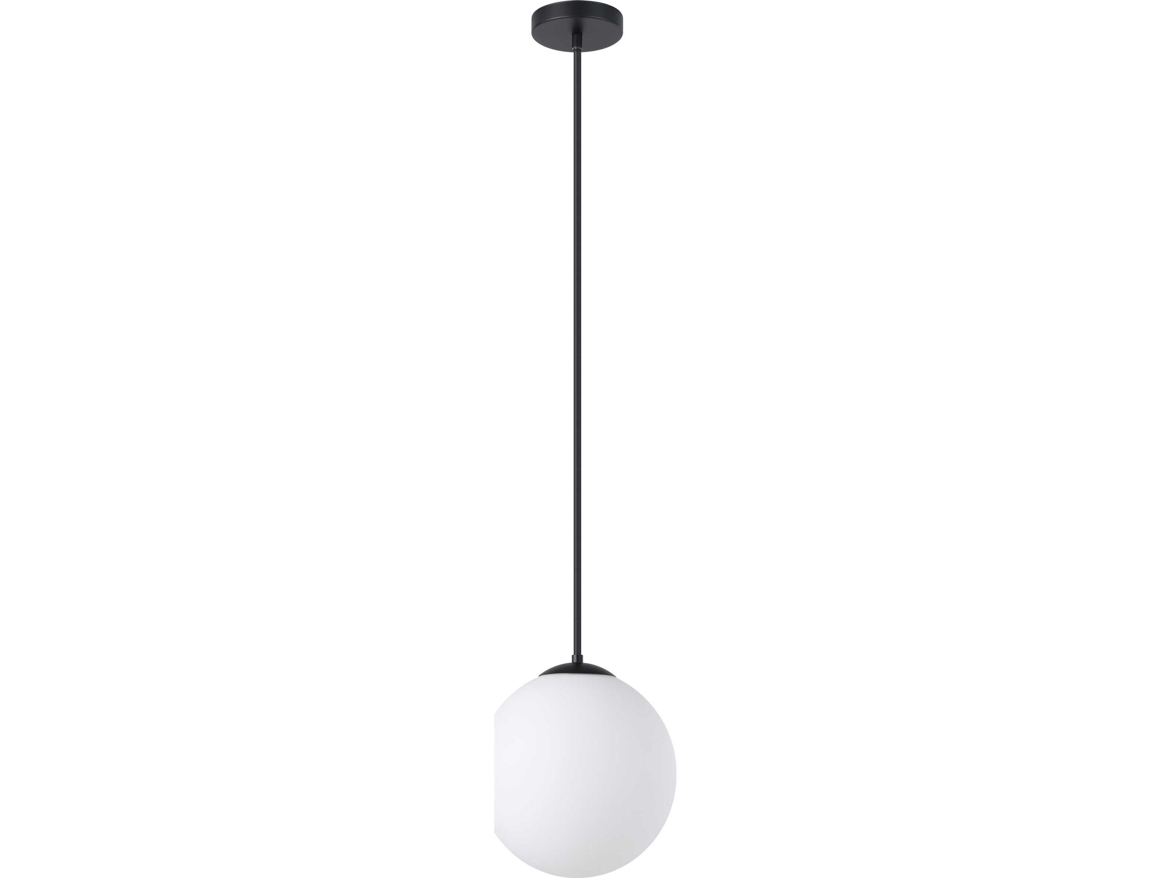 Eglo Rondo 1-Light Black Globe Mini Pendant