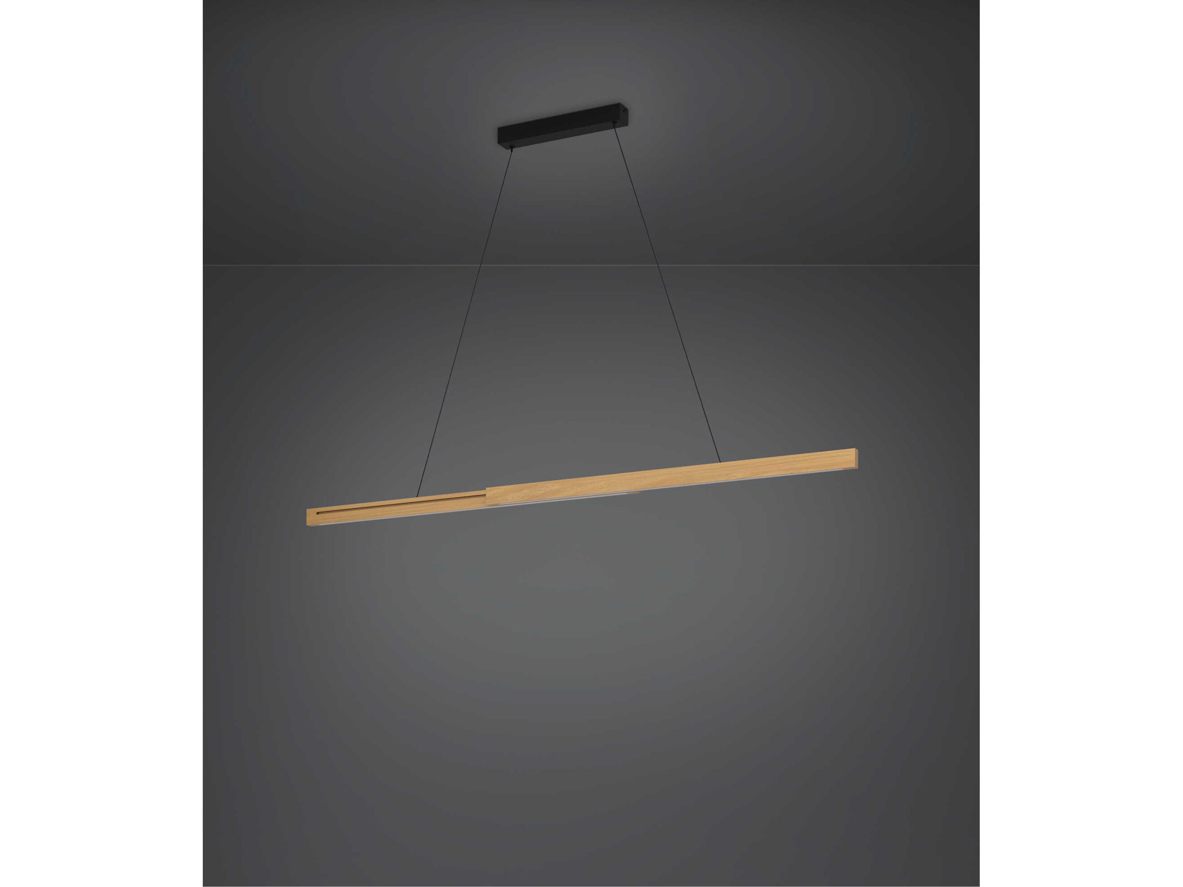 Eglo Montebuono 2-Light Bronze Linear Island Pendant