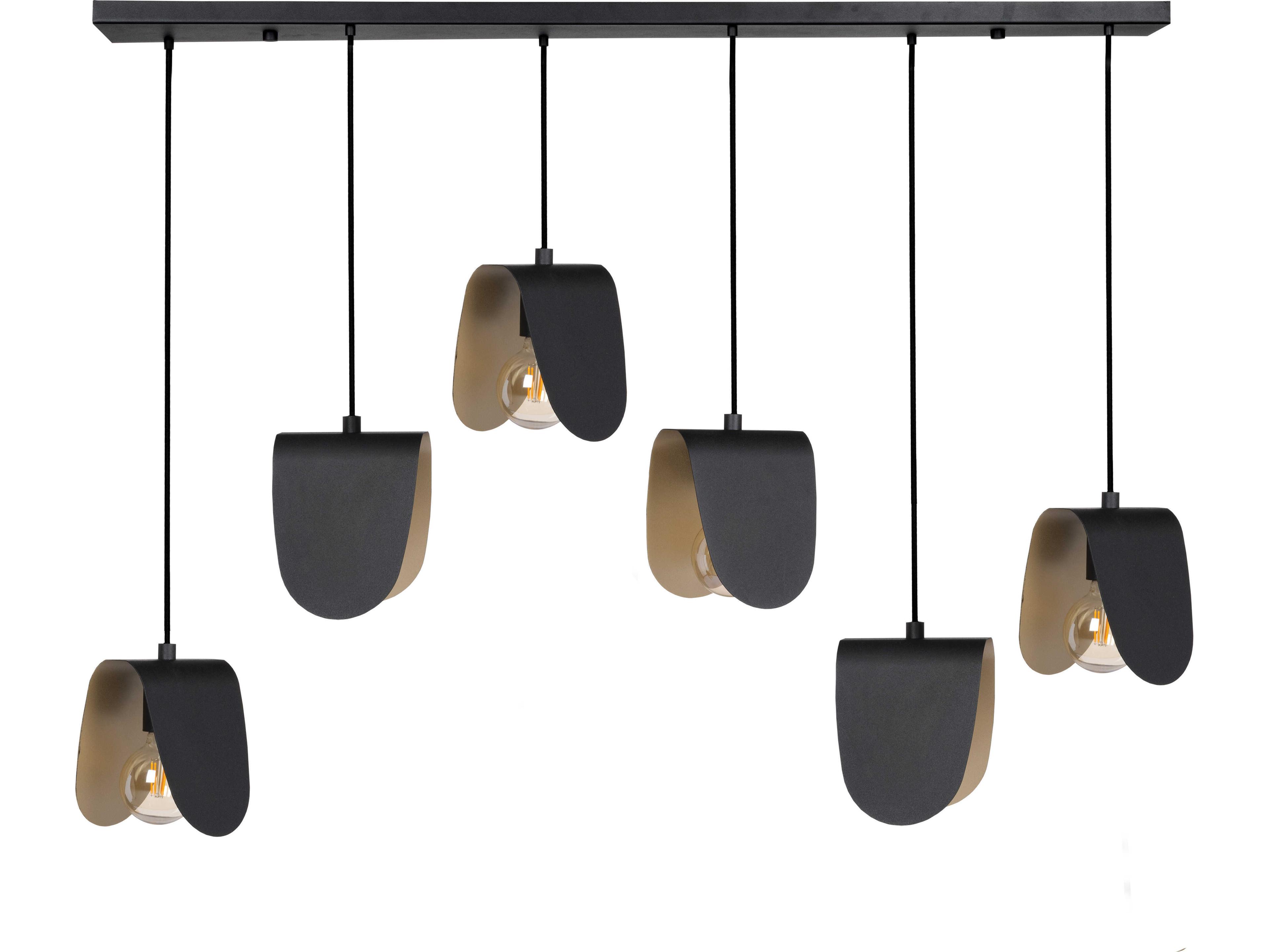 Eglo Serenara 6-Light Black Island Pendant