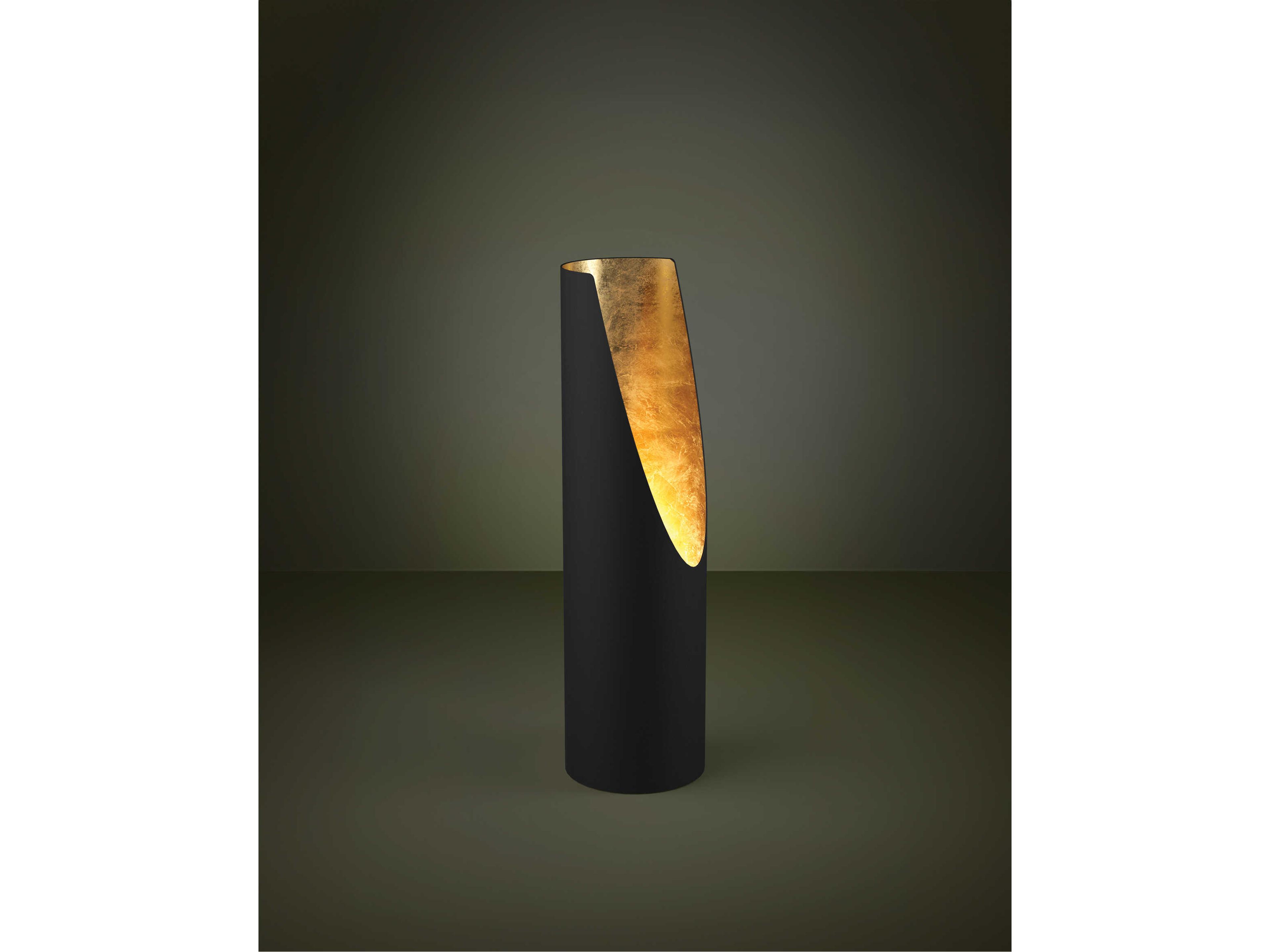 Eglo Prebone Black Gold Leaf Table Lamp