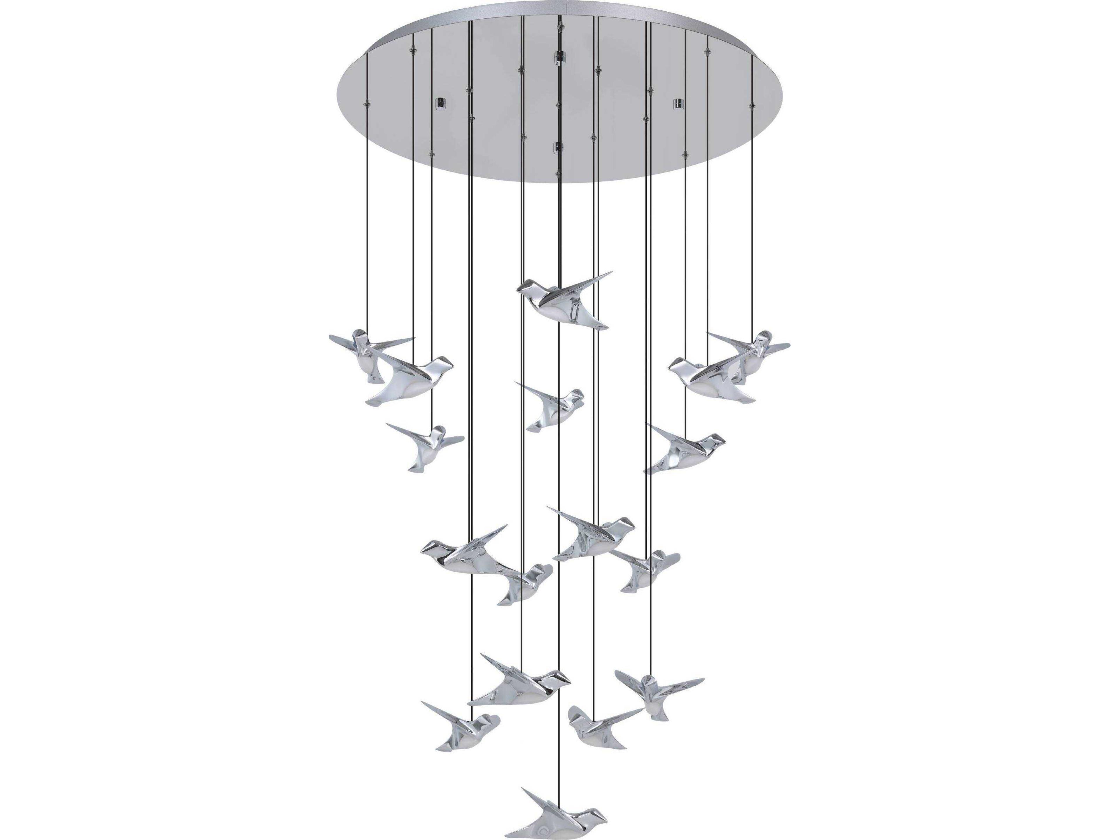 Paratebueno 17-Light Chrome Pendant