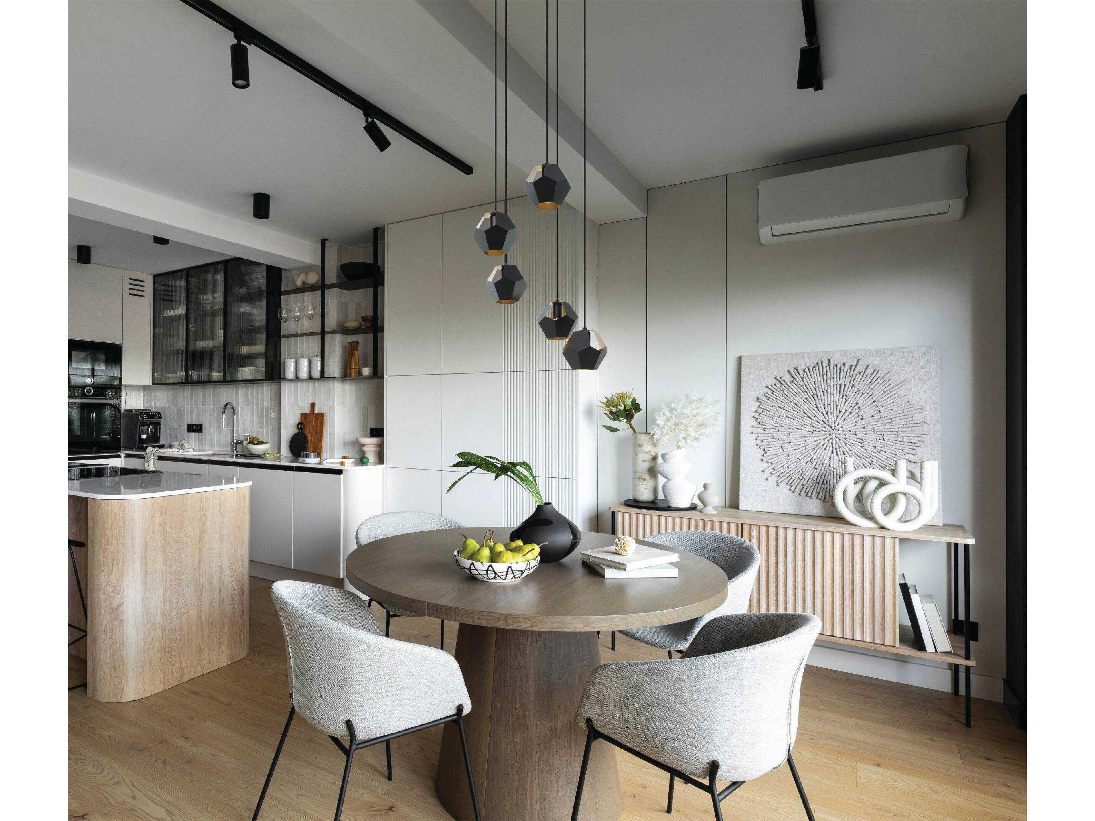 Eglo Rasigures 5-Light Black Geometric Pendant