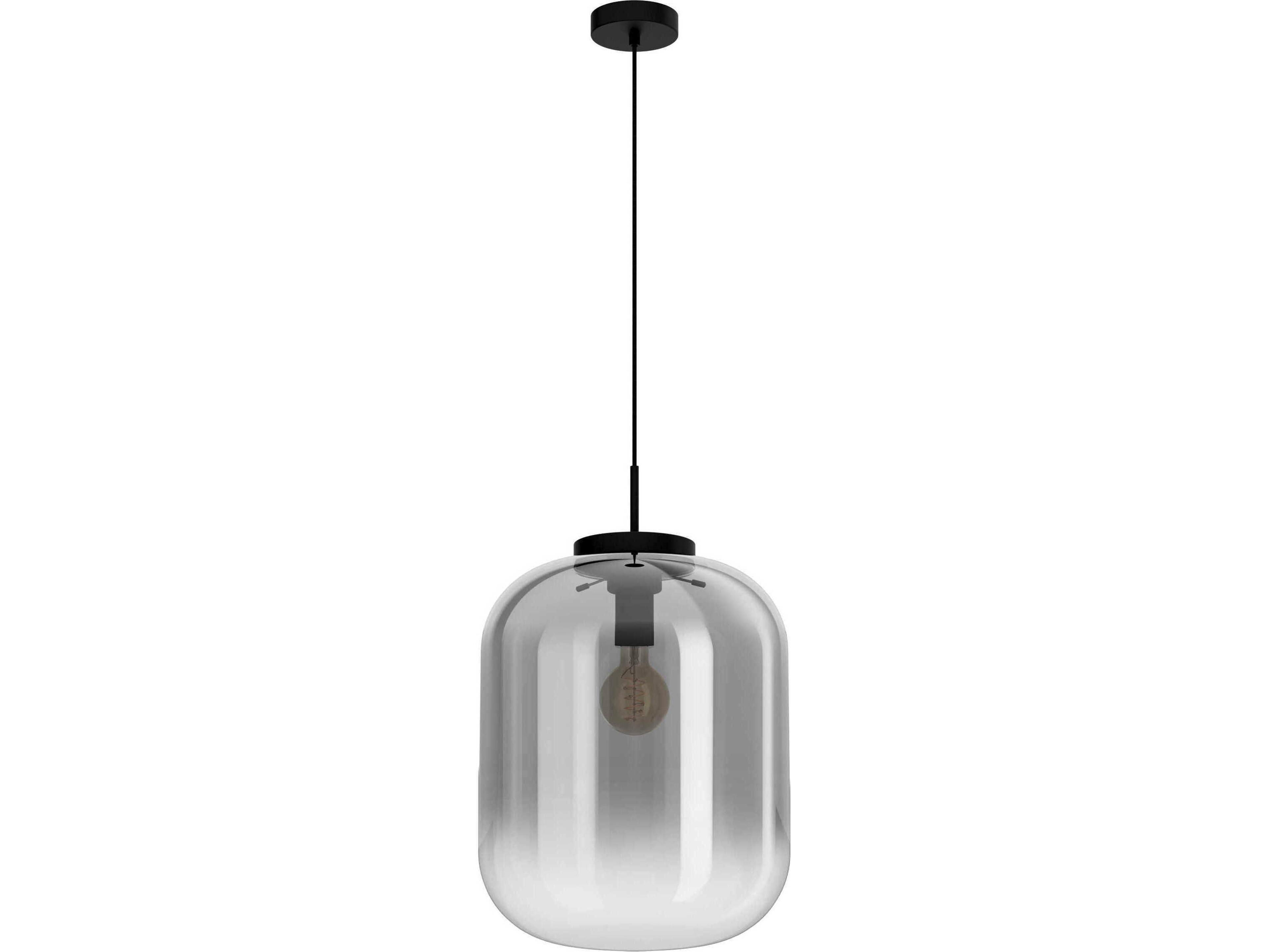 Eglo Bulciago 1-Light Black Pendant