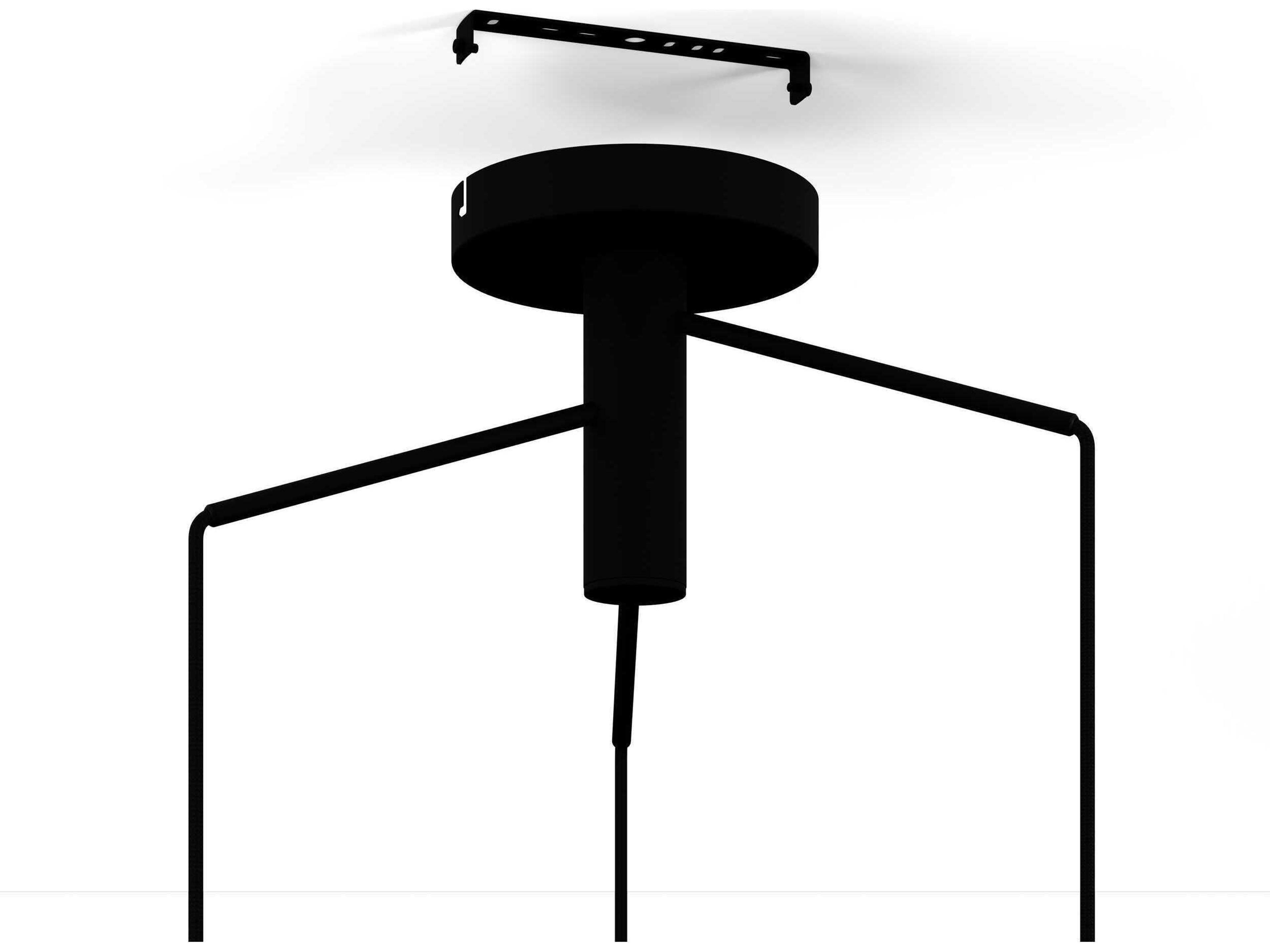 Eglo Skoura 3-Light Black Pendant