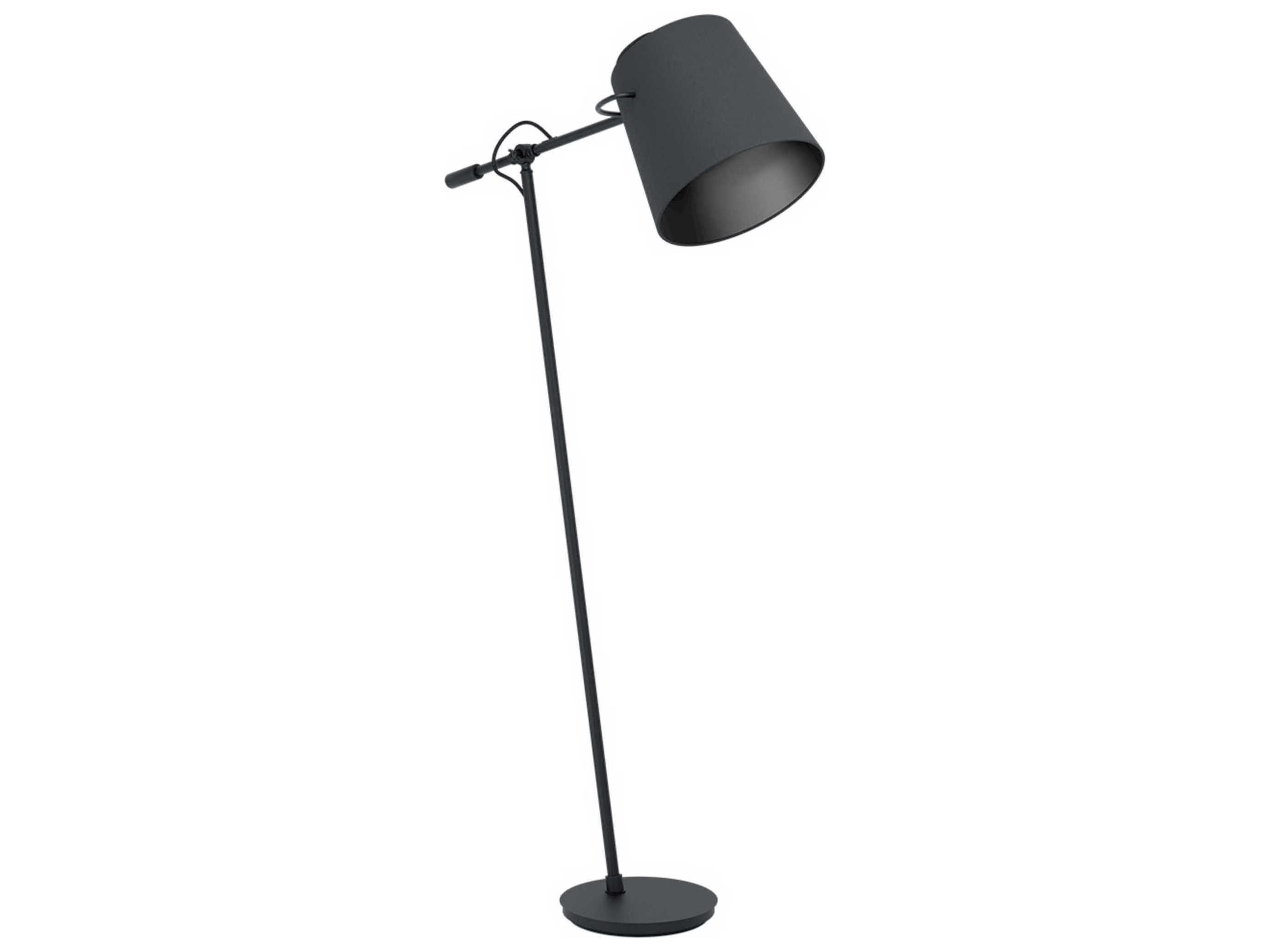 Granadillos Black Fabric Floor Lamp
