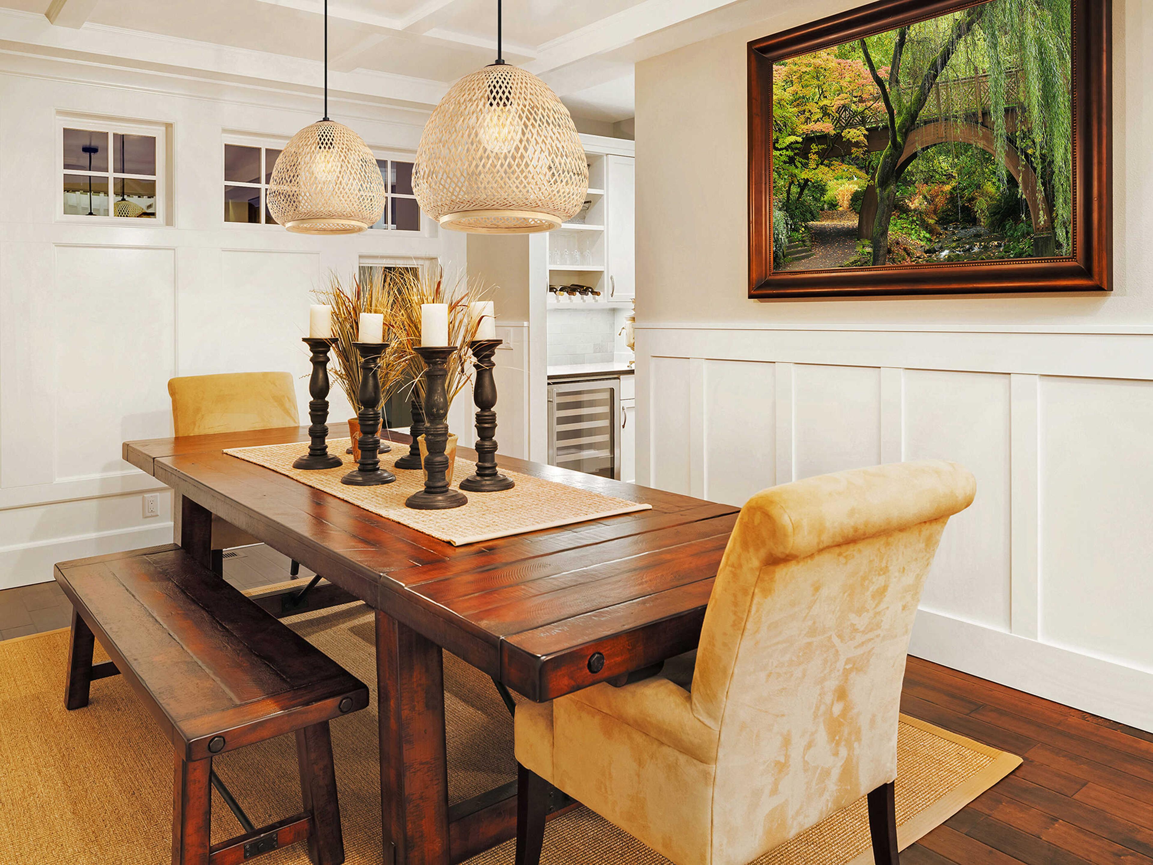 Eglo Dembleby 1-Light Black Brown Pendant